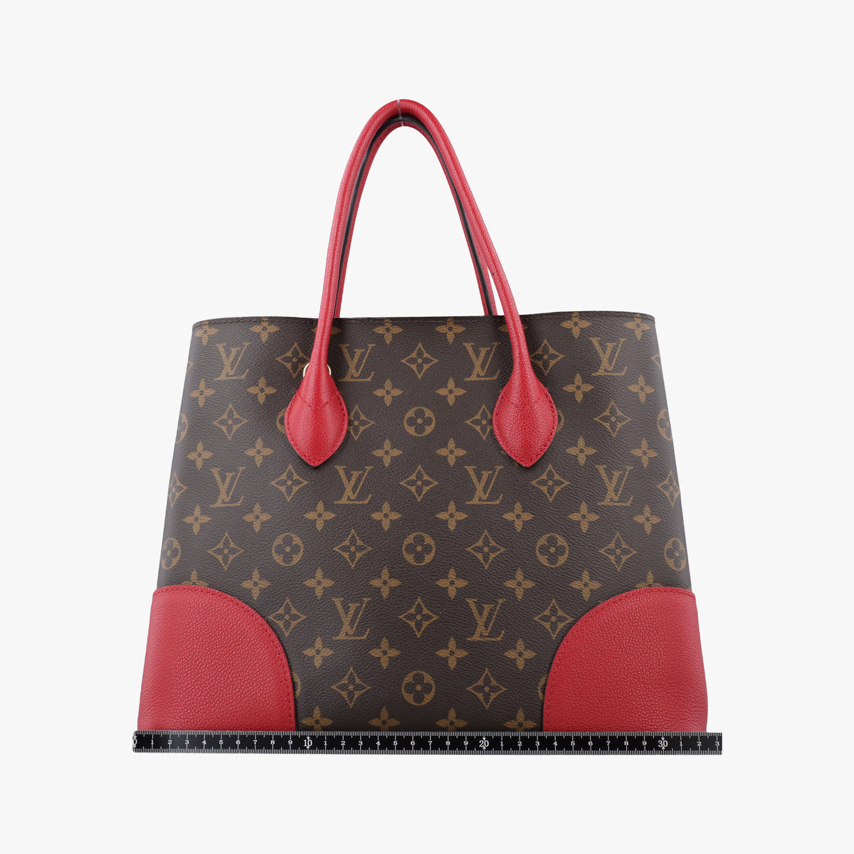 Pre-owned Louis Vuitton FLANDRIN Brown×CERISE Monogram Canvas×calf leather M41596 handbag | stylenewstar
