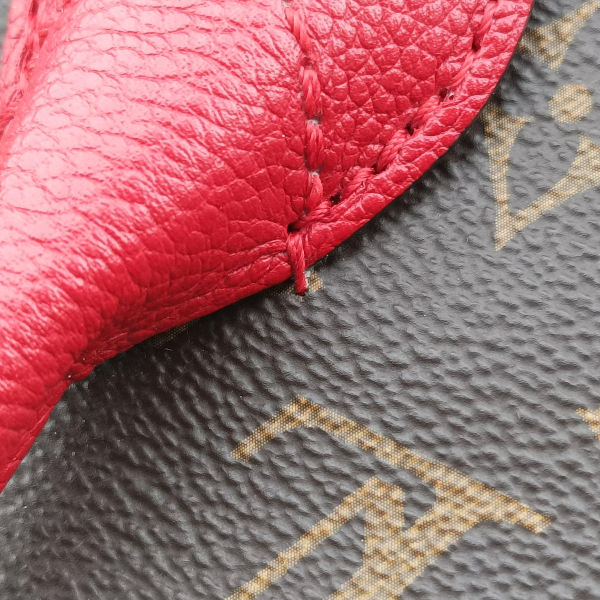 Pre-owned Louis Vuitton FLANDRIN Brown×CERISE Monogram Canvas×calf leather M41596 handbag | stylenewstar