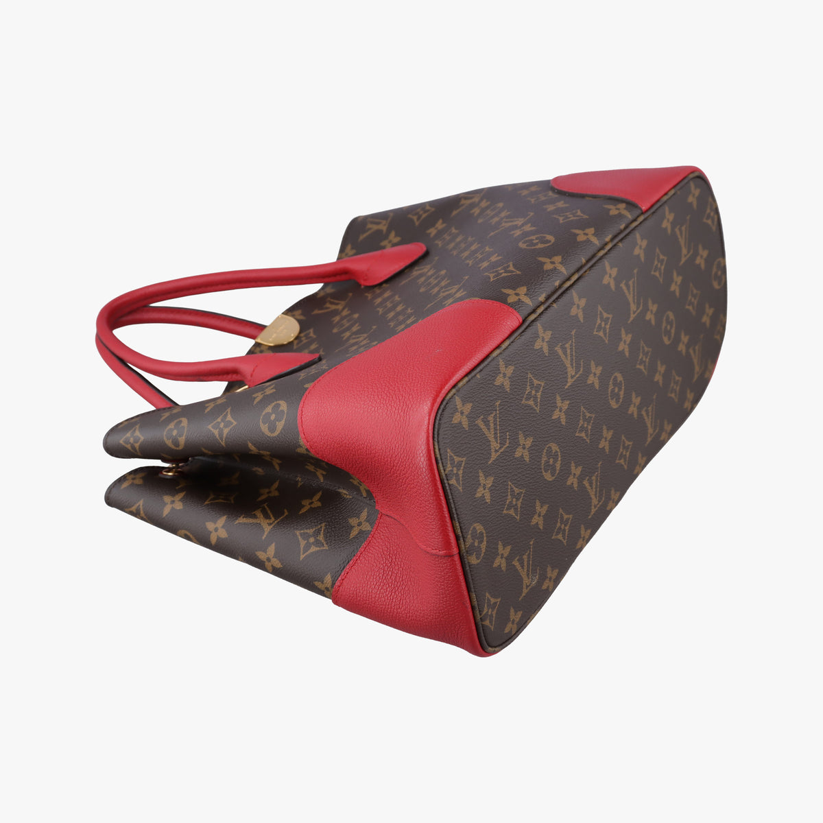 Pre-owned Louis Vuitton FLANDRIN Brown×CERISE Monogram Canvas×calf leather M41596 handbag | stylenewstar