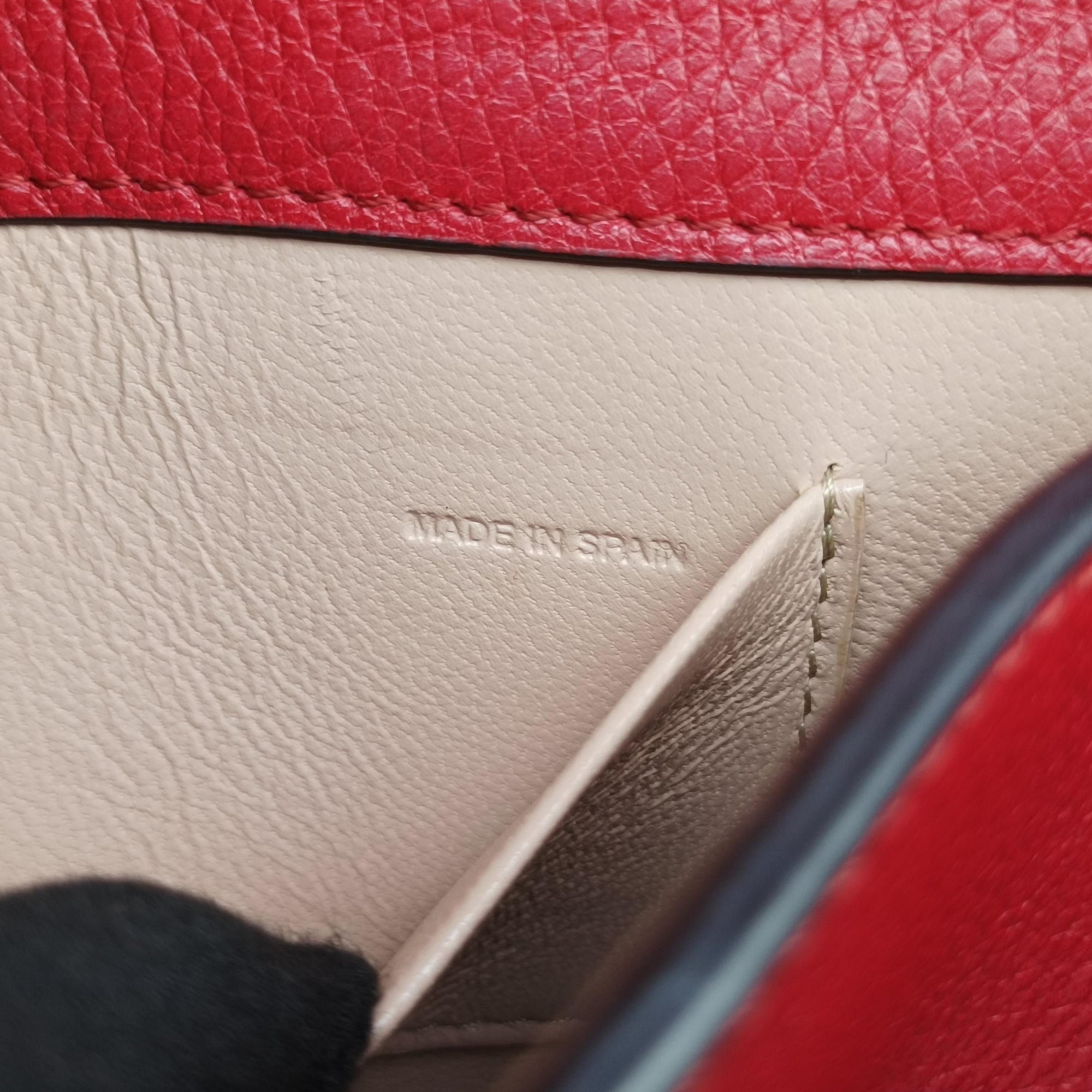 Pre-owned Chloe Nile Minaudiere Red Leather  handbag | stylenewstar