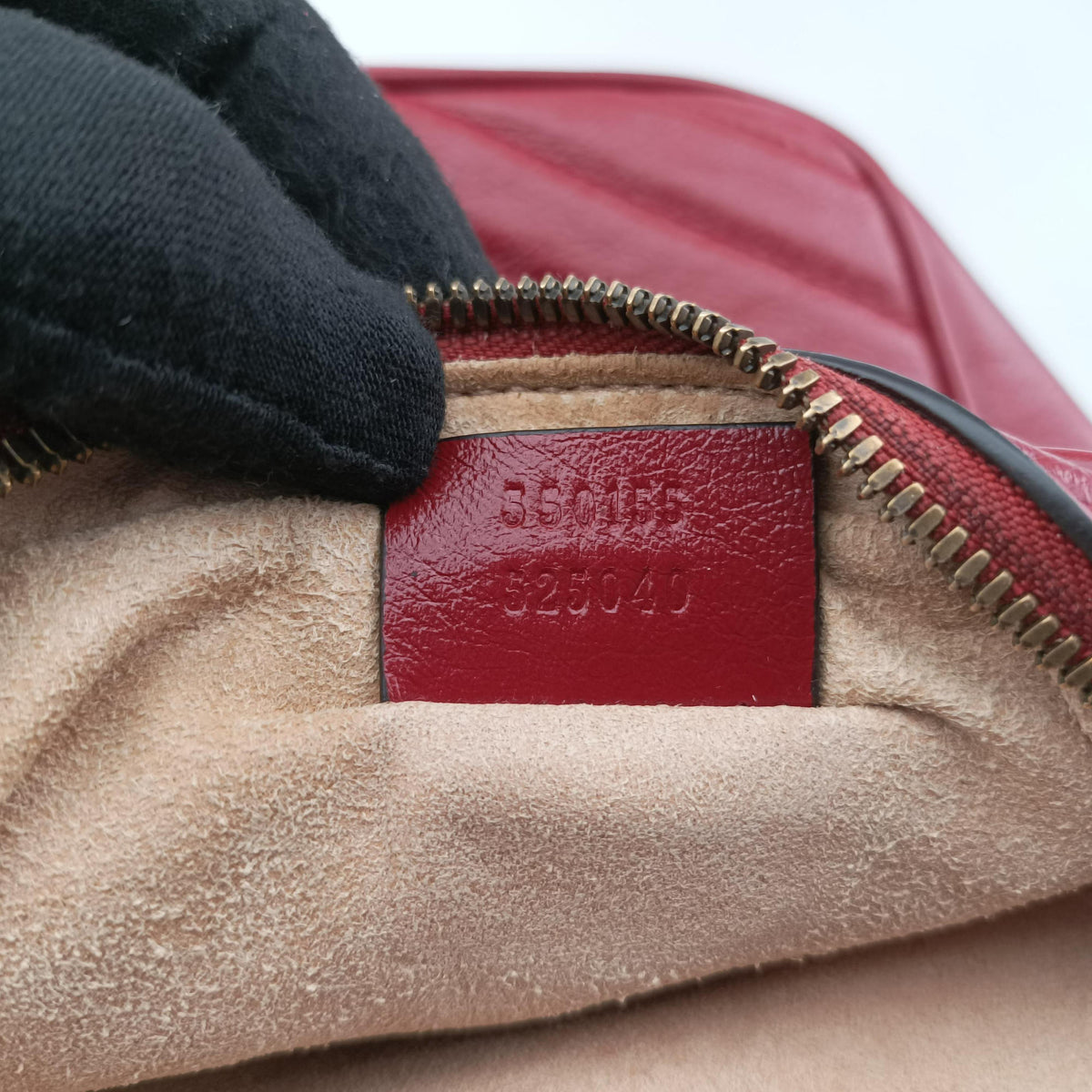 Secondhand Gucci GG Marmont Red Leather 550155 shoulderbag | stylenewstar