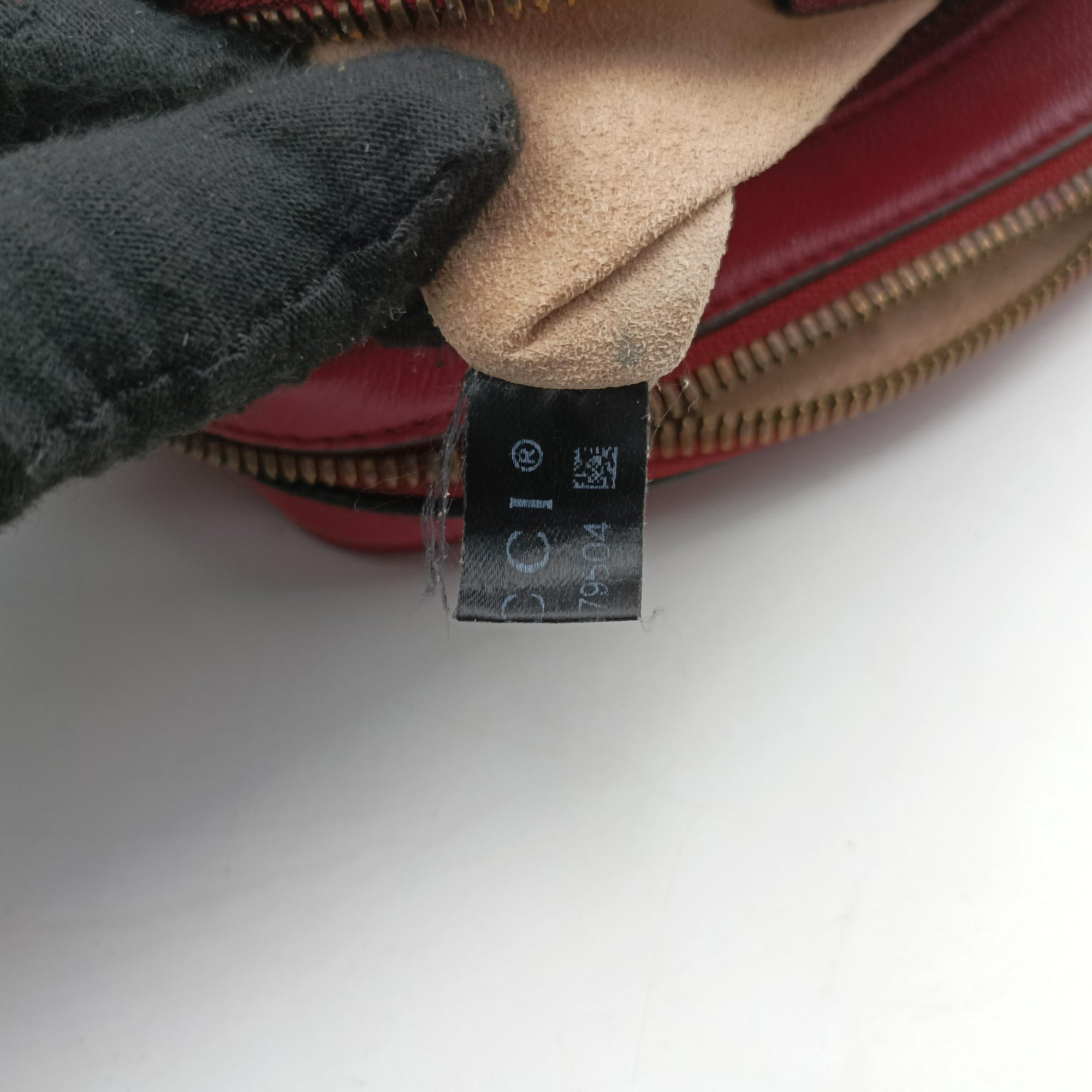 Secondhand Gucci GG Marmont Red Leather 550155 shoulderbag | stylenewstar