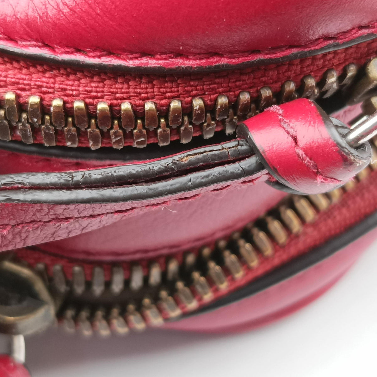 Secondhand Gucci GG Marmont Red Leather 550155 shoulderbag | stylenewstar