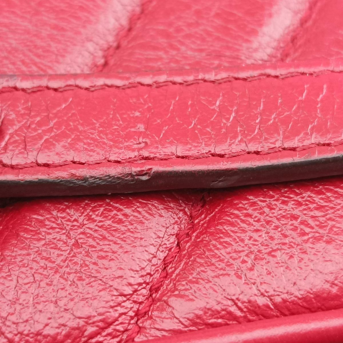 Secondhand Gucci GG Marmont Red Leather 550155 shoulderbag | stylenewstar