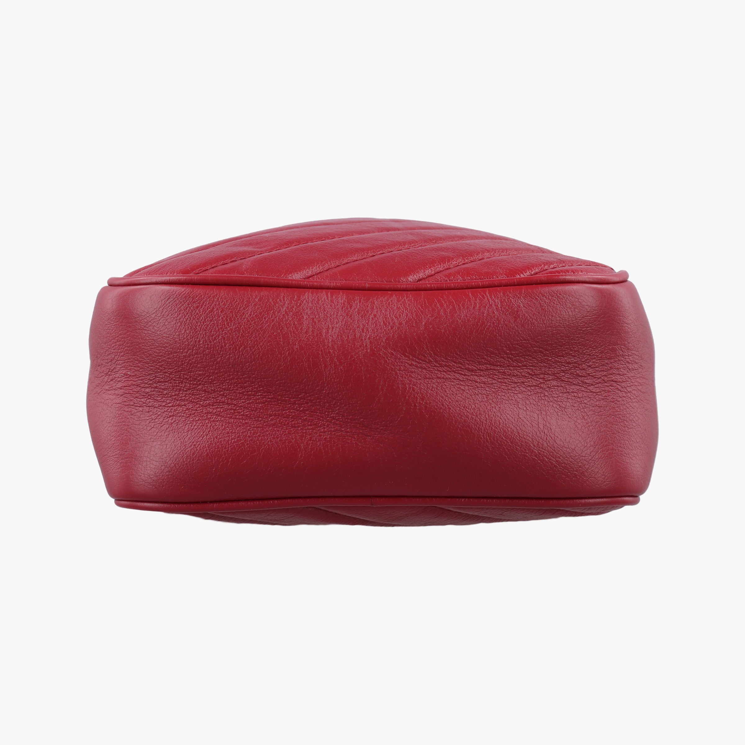 Secondhand Gucci GG Marmont Red Leather 550155 shoulderbag | stylenewstar