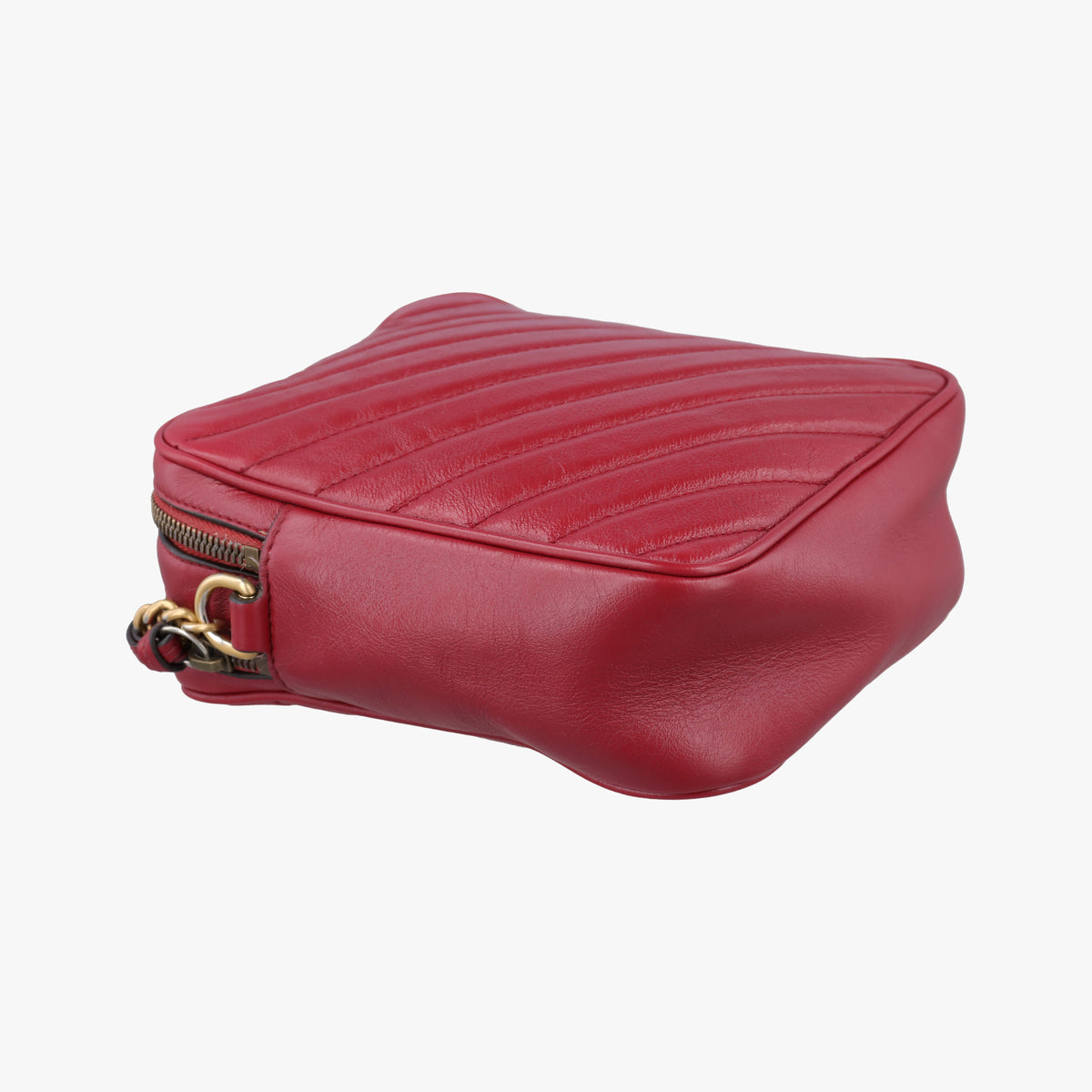 Secondhand Gucci GG Marmont Red Leather 550155 shoulderbag | stylenewstar