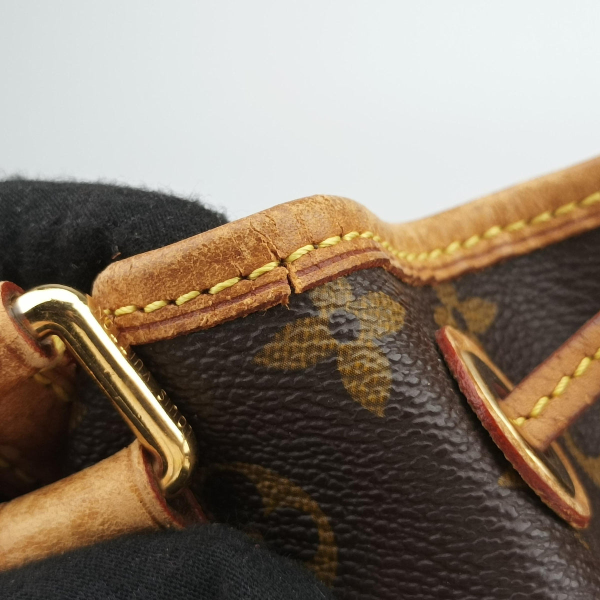 Pre-owned Louis Vuitton Neo Brown×Beige Monogram Canvas M40372 shoulderbag | stylenewstar