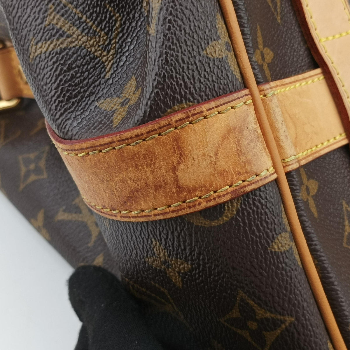 Pre-owned Louis Vuitton Neo Brown×Beige Monogram Canvas M40372 shoulderbag | stylenewstar