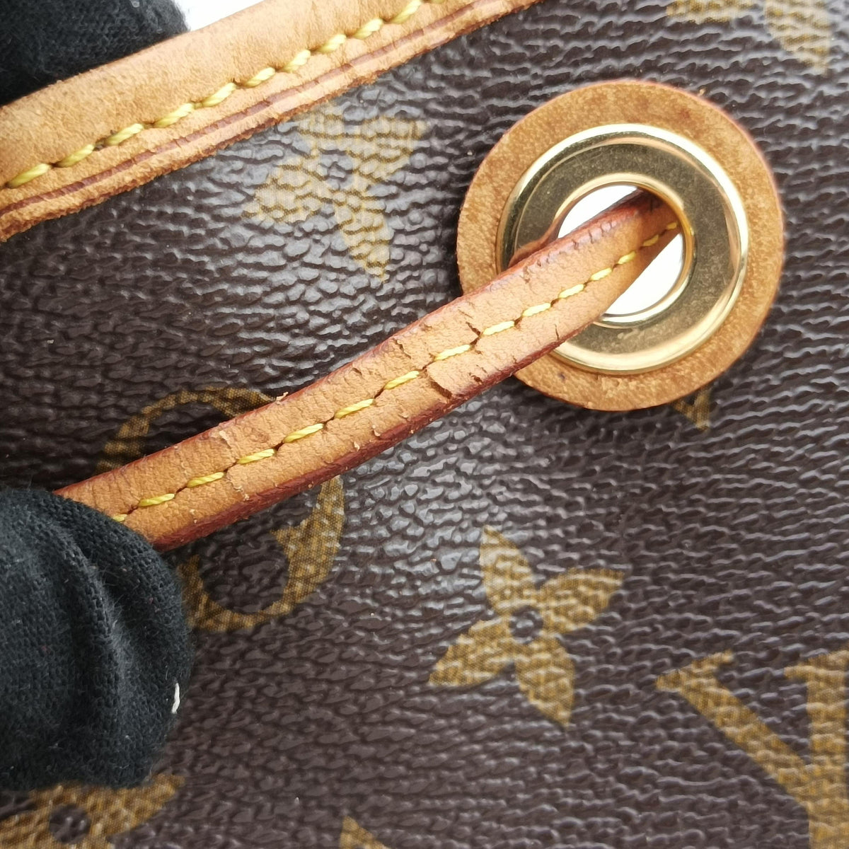 Pre-owned Louis Vuitton Neo Brown×Beige Monogram Canvas M40372 shoulderbag | stylenewstar