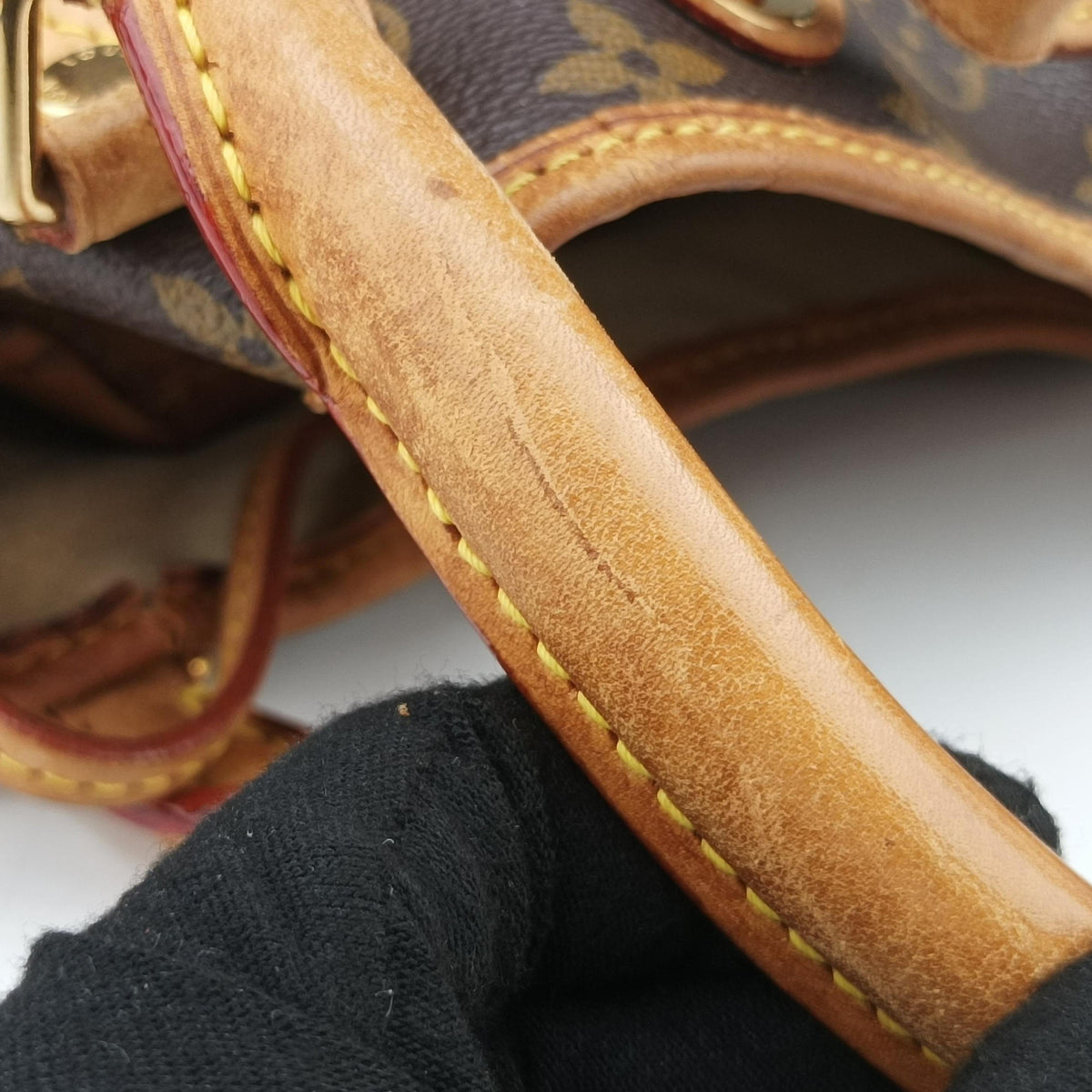 Pre-owned Louis Vuitton Neo Brown×Beige Monogram Canvas M40372 shoulderbag | stylenewstar