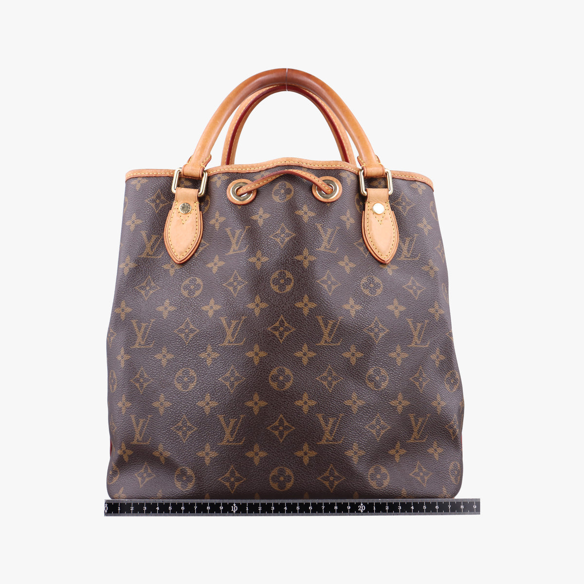 Pre-owned Louis Vuitton Neo Brown×Beige Monogram Canvas M40372 shoulderbag | stylenewstar