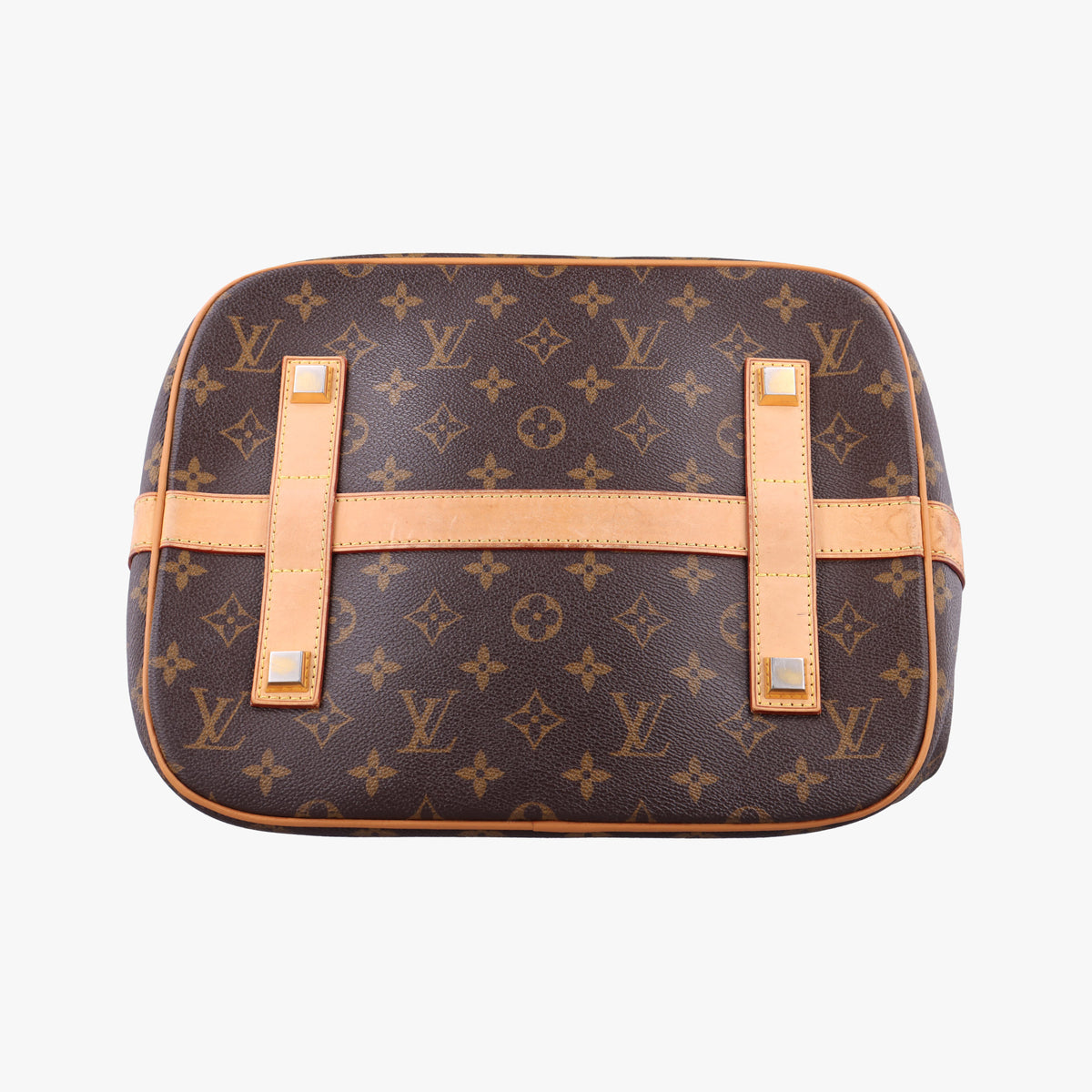 Pre-owned Louis Vuitton Neo Brown×Beige Monogram Canvas M40372 shoulderbag | stylenewstar