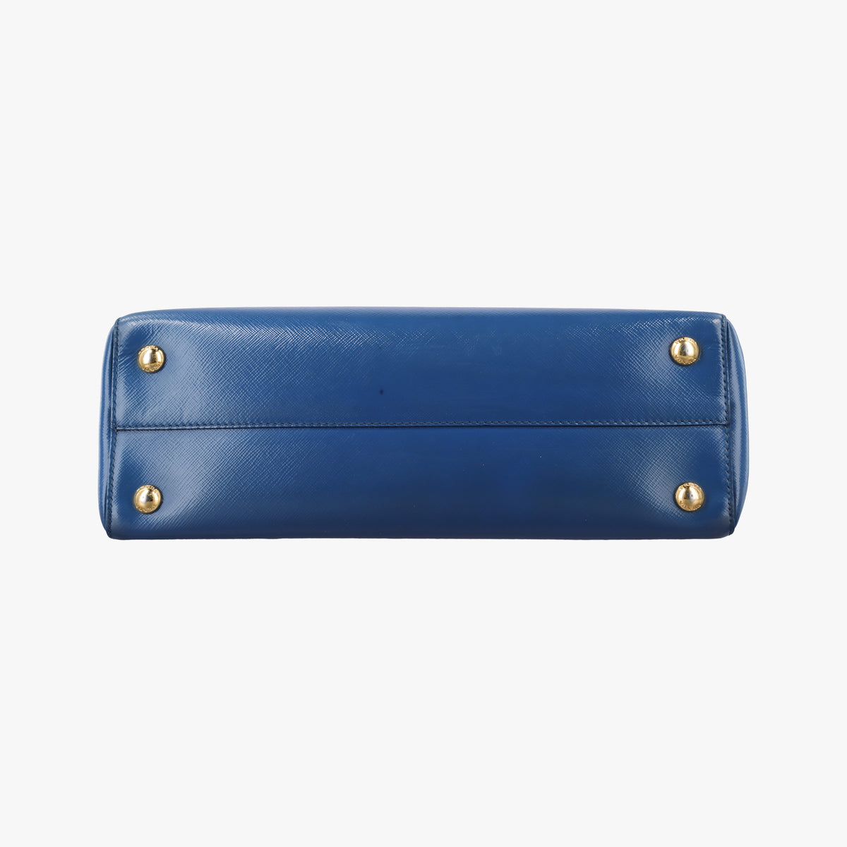 Pre-owned Prada Parabole Tote Blue Patent BN2411 handbag | stylenewstar