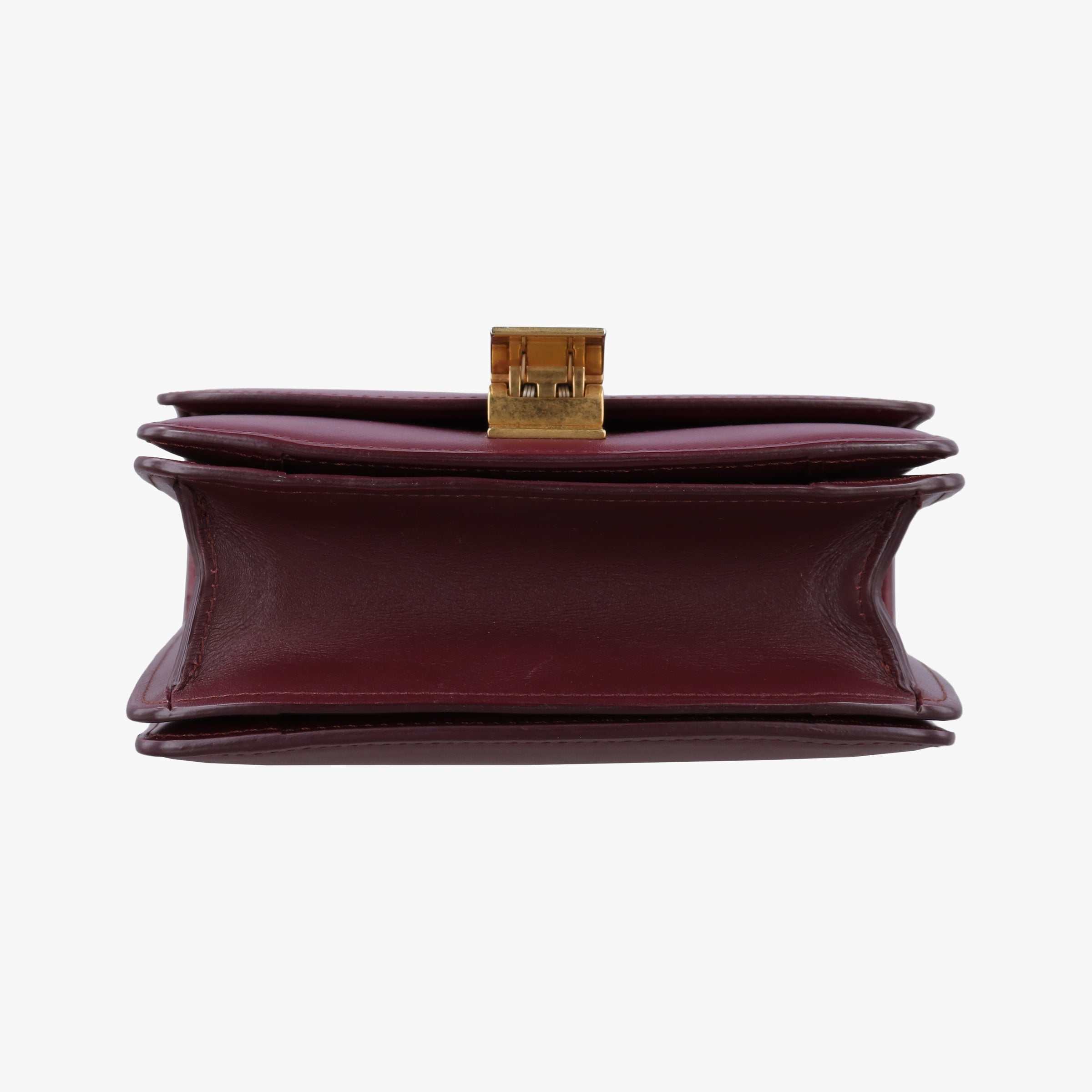 Pre-owned Celine CLASSIC Burgundy Leather  shoulderbag | stylenewstar