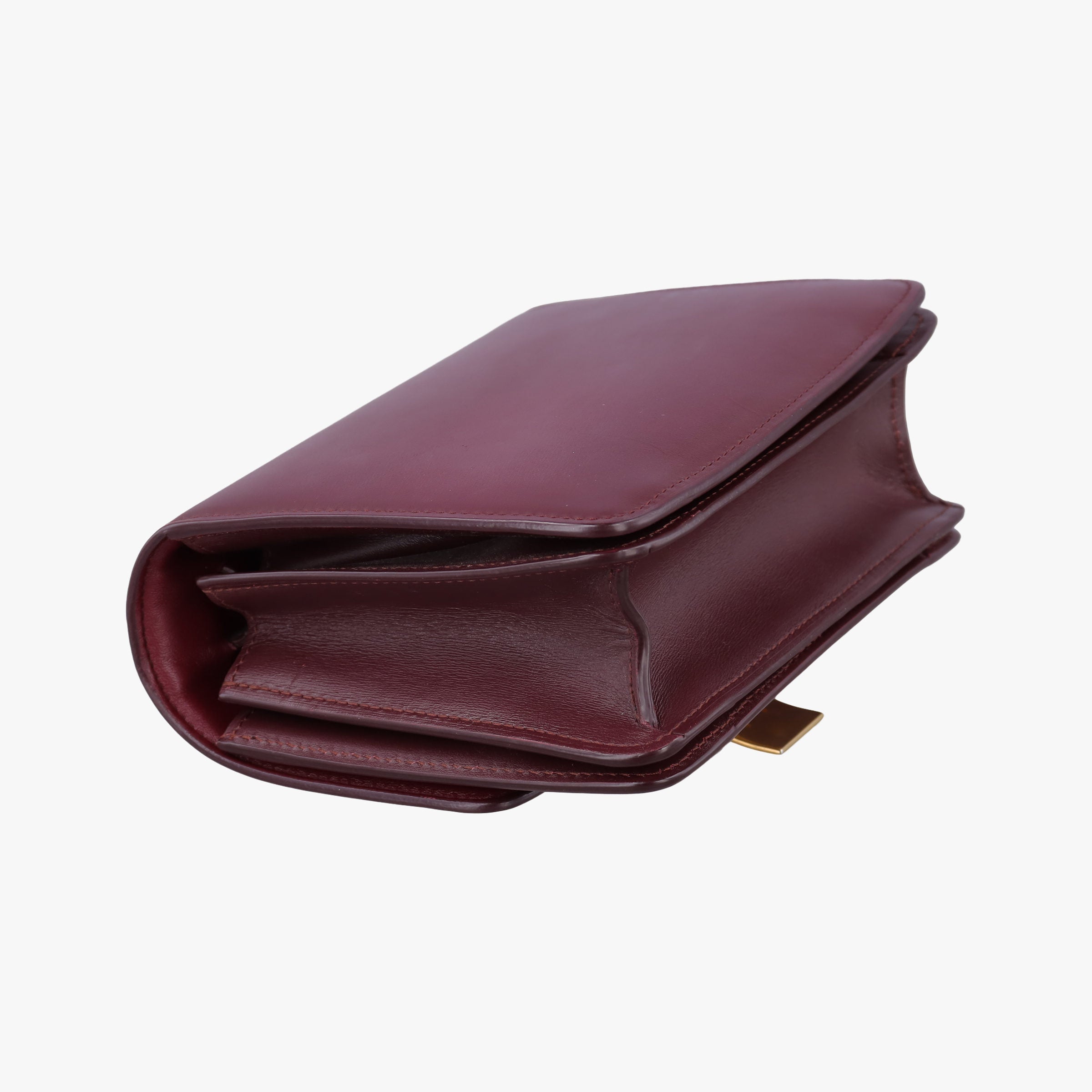 Pre-owned Celine CLASSIC Burgundy Leather  shoulderbag | stylenewstar