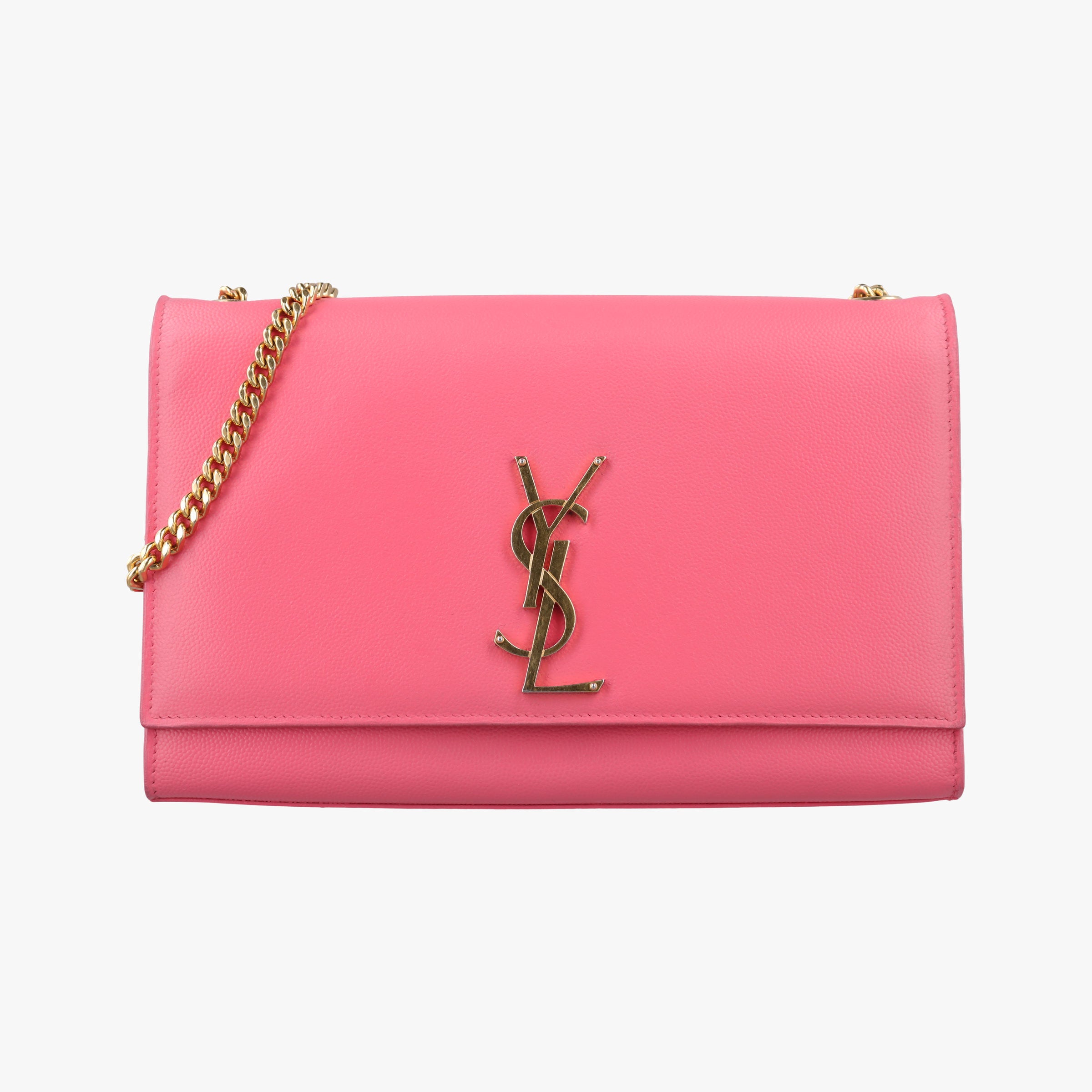 Vintage Yves Saint Laurent KATE Pink Leather 364021 shoulderbag | stylenewstar