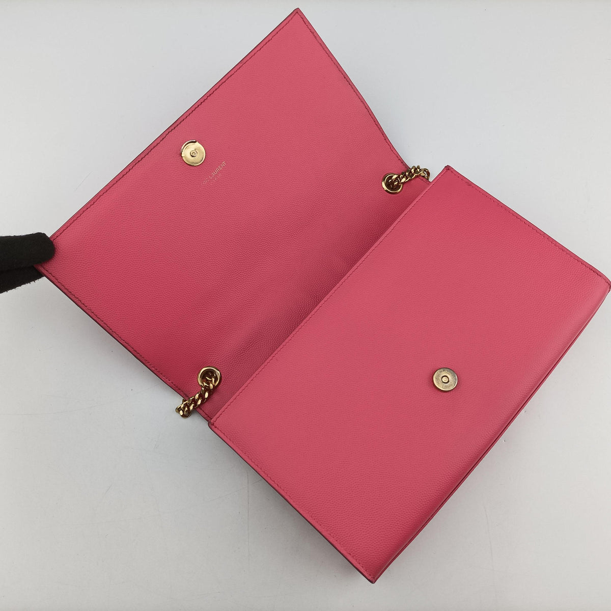 Vintage Yves Saint Laurent KATE Pink Leather 364021 shoulderbag | stylenewstar