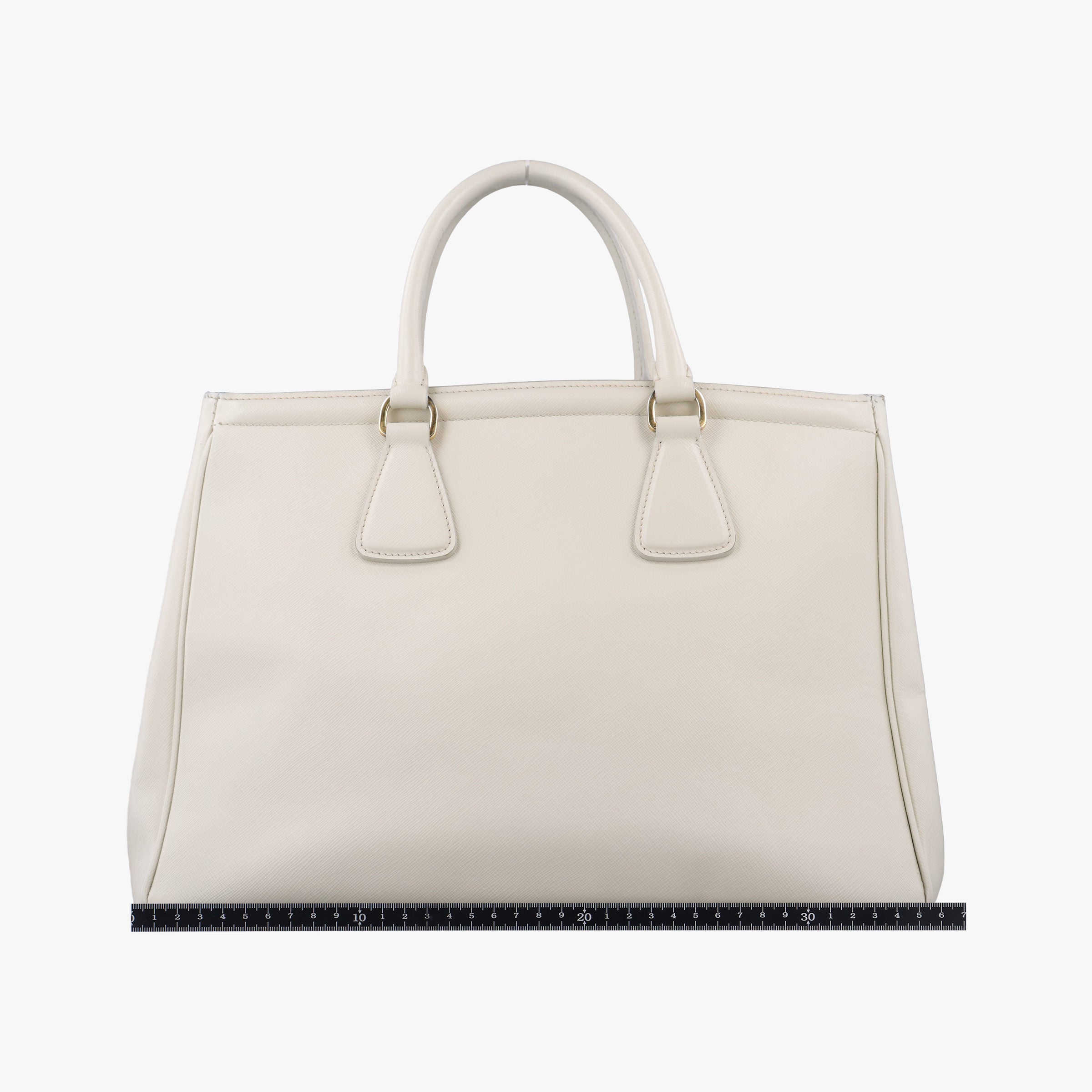 Vintage Prada Parabole Tote White SAFFIANO Leather  handbag | stylenewstar