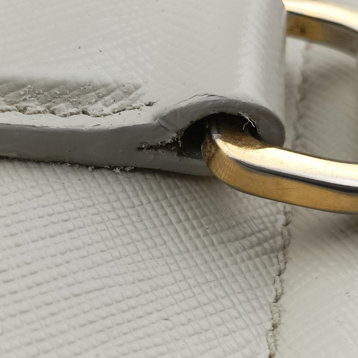 Vintage Prada Parabole Tote White SAFFIANO Leather  handbag | stylenewstar