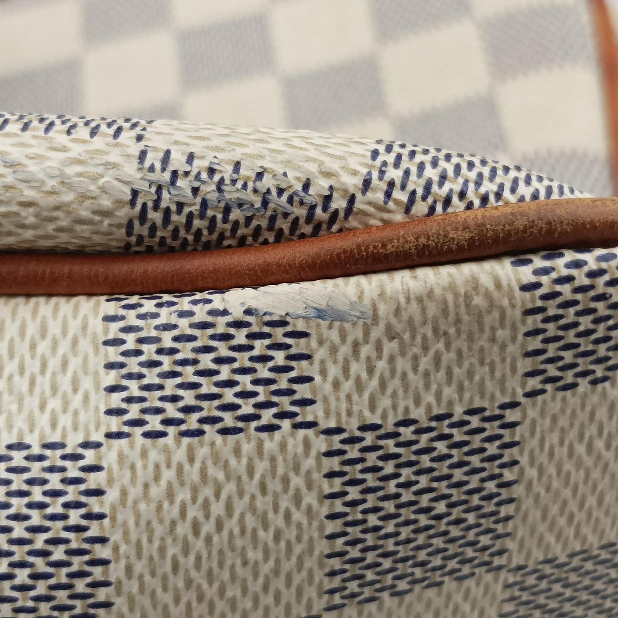 Pre-owned Louis Vuitton SIRACUSA PM Azur Damier Canvas N41113 shoulderbag | stylenewstar