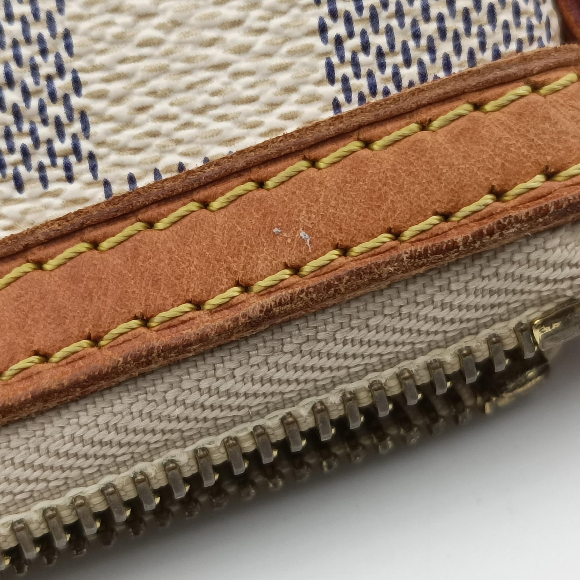 Pre-owned Louis Vuitton SIRACUSA PM Azur Damier Canvas N41113 shoulderbag | stylenewstar