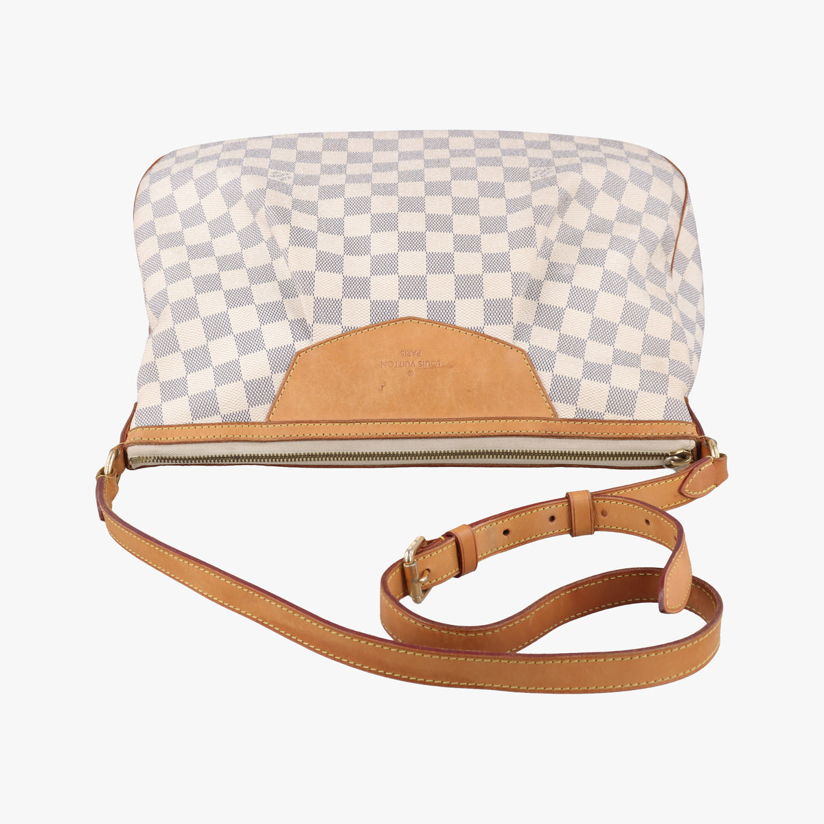 Pre-owned Louis Vuitton SIRACUSA PM Azur Damier Canvas N41113 shoulderbag | stylenewstar