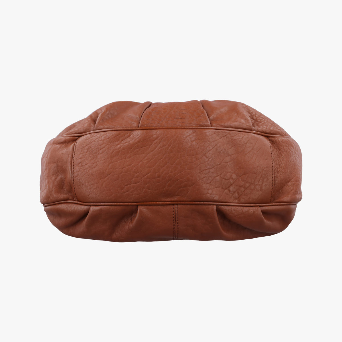 Pre-owned Fendi Mia Brown Leather 8BR631 shoulderbag | stylenewstar
