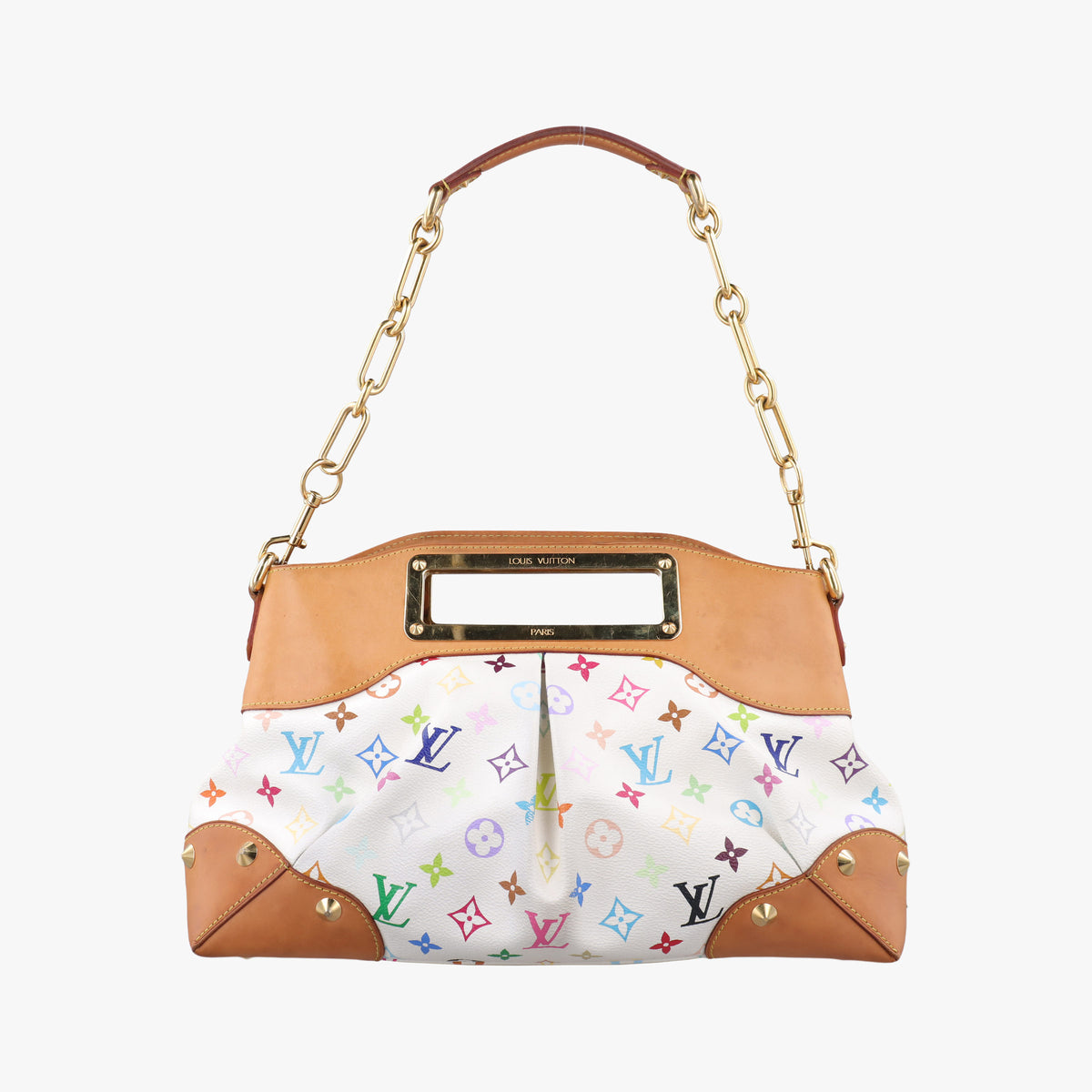 Vintage Louis Vuitton JUDY MM white Monogram Multicolor M40255 shoulderbag | stylenewstar