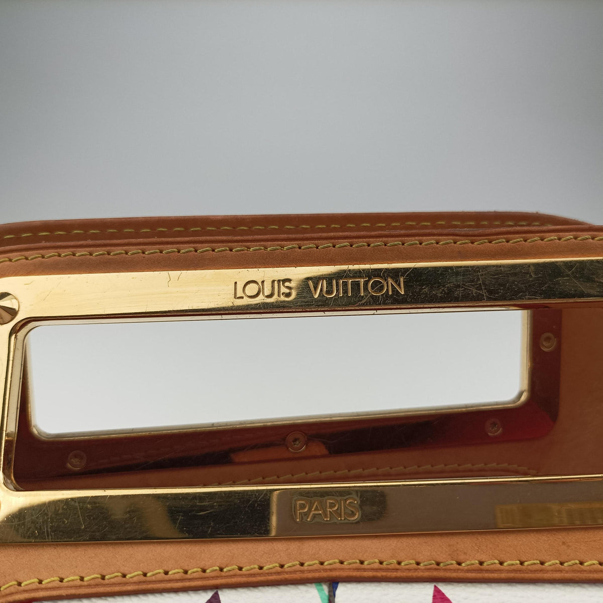 Vintage Louis Vuitton JUDY MM white Monogram Multicolor M40255 shoulderbag | stylenewstar