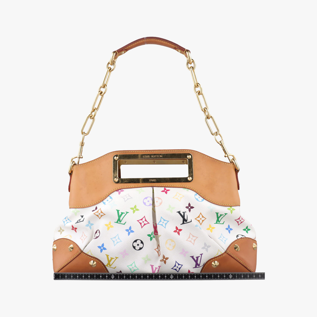 Vintage Louis Vuitton JUDY MM white Monogram Multicolor M40255 shoulderbag | stylenewstar