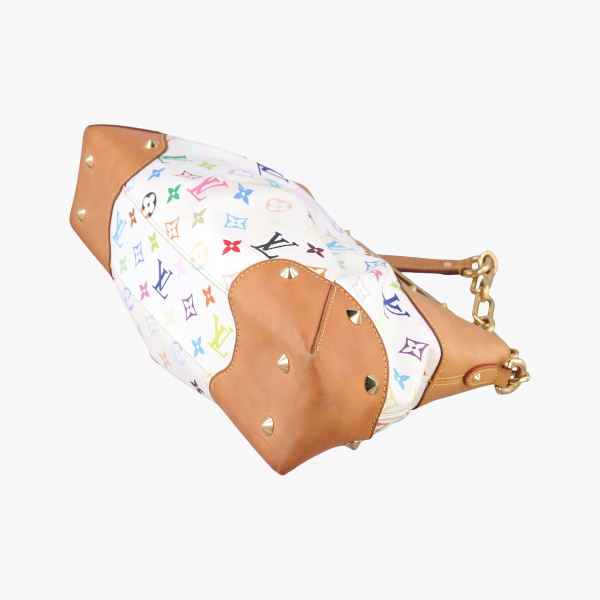Vintage Louis Vuitton JUDY MM white Monogram Multicolor M40255 shoulderbag | stylenewstar