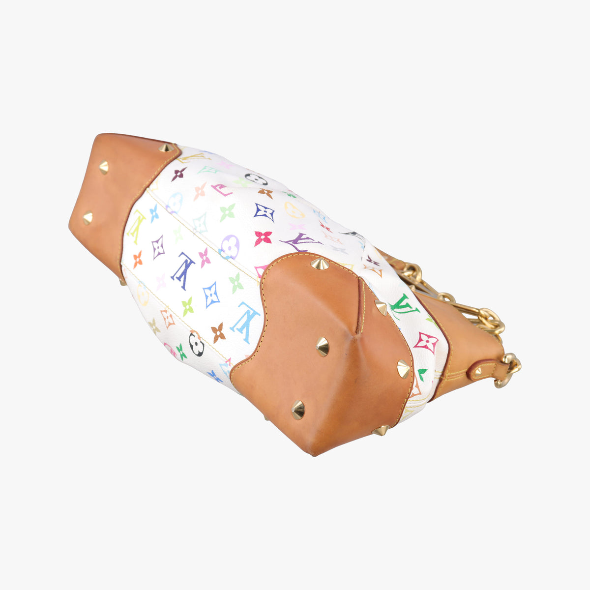 Vintage Louis Vuitton JUDY MM white Monogram Multicolor M40255 shoulderbag | stylenewstar