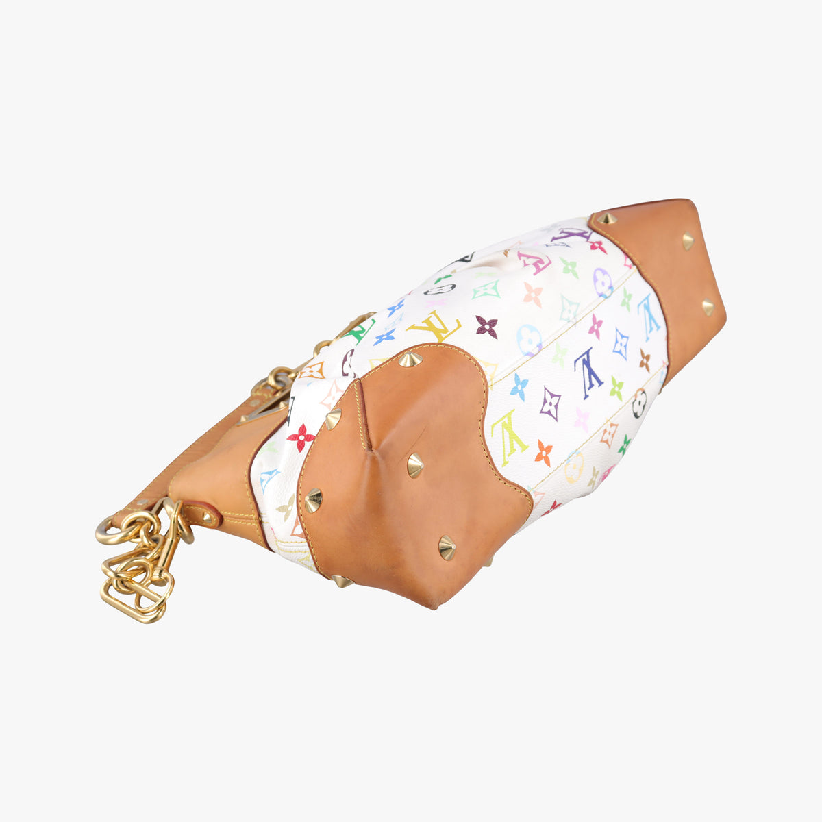 Vintage Louis Vuitton JUDY MM white Monogram Multicolor M40255 shoulderbag | stylenewstar
