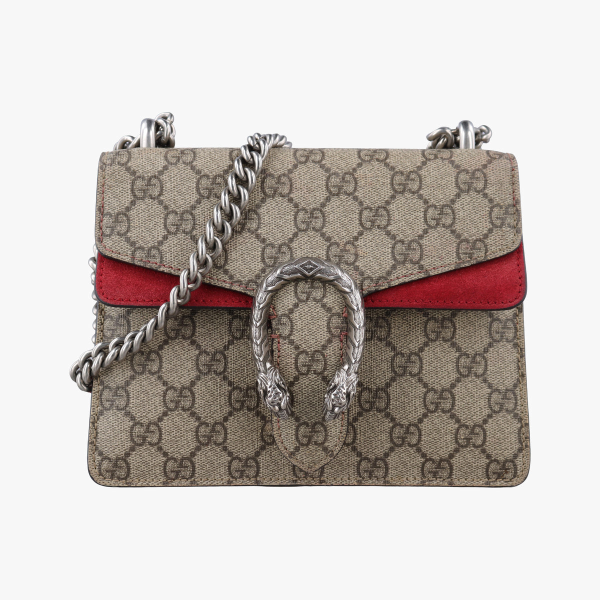 Vintage Gucci Dionysus beige×red PVC coated canvas × suede 421970 shoulderbag | stylenewstar