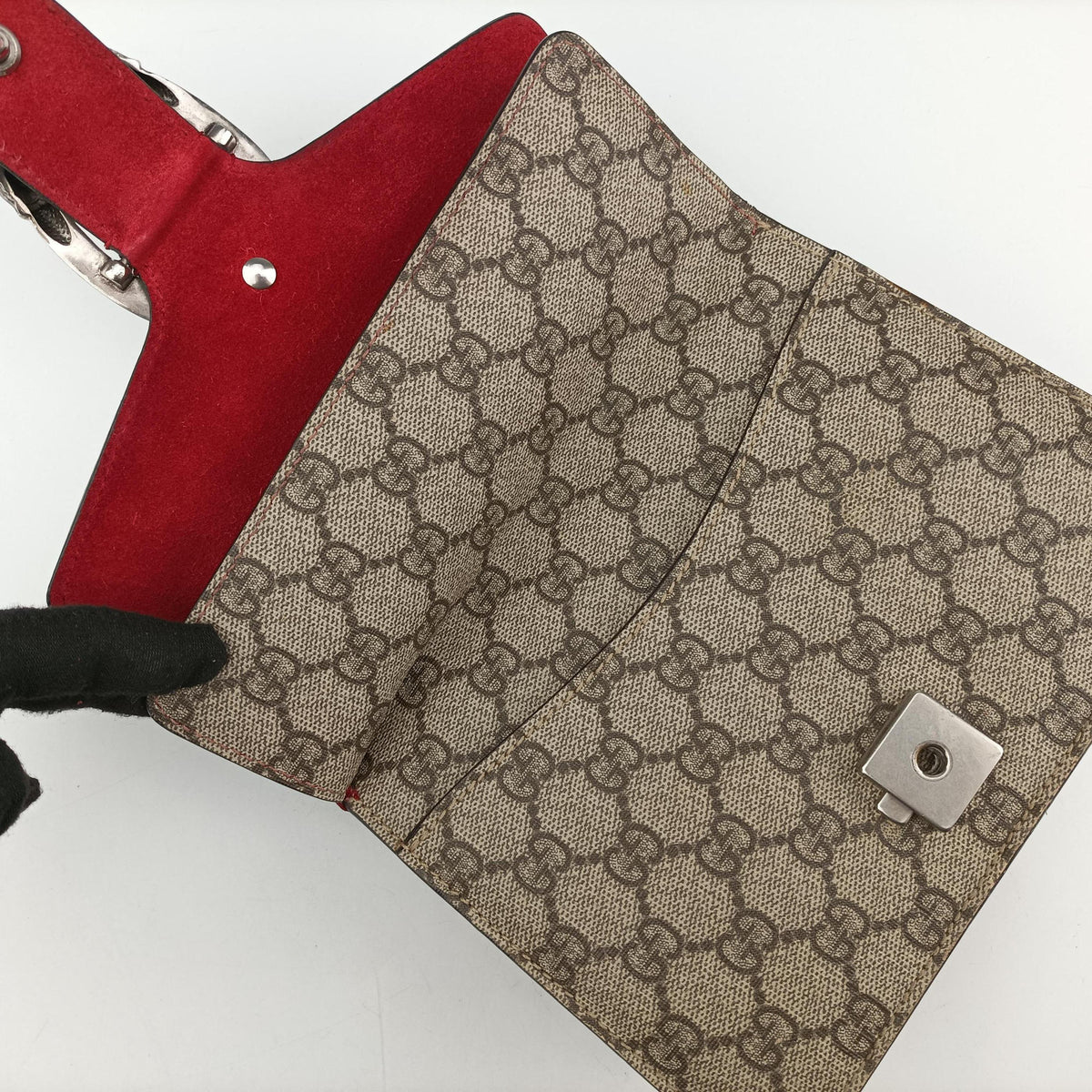 Vintage Gucci Dionysus beige×red PVC coated canvas × suede 421970 shoulderbag | stylenewstar
