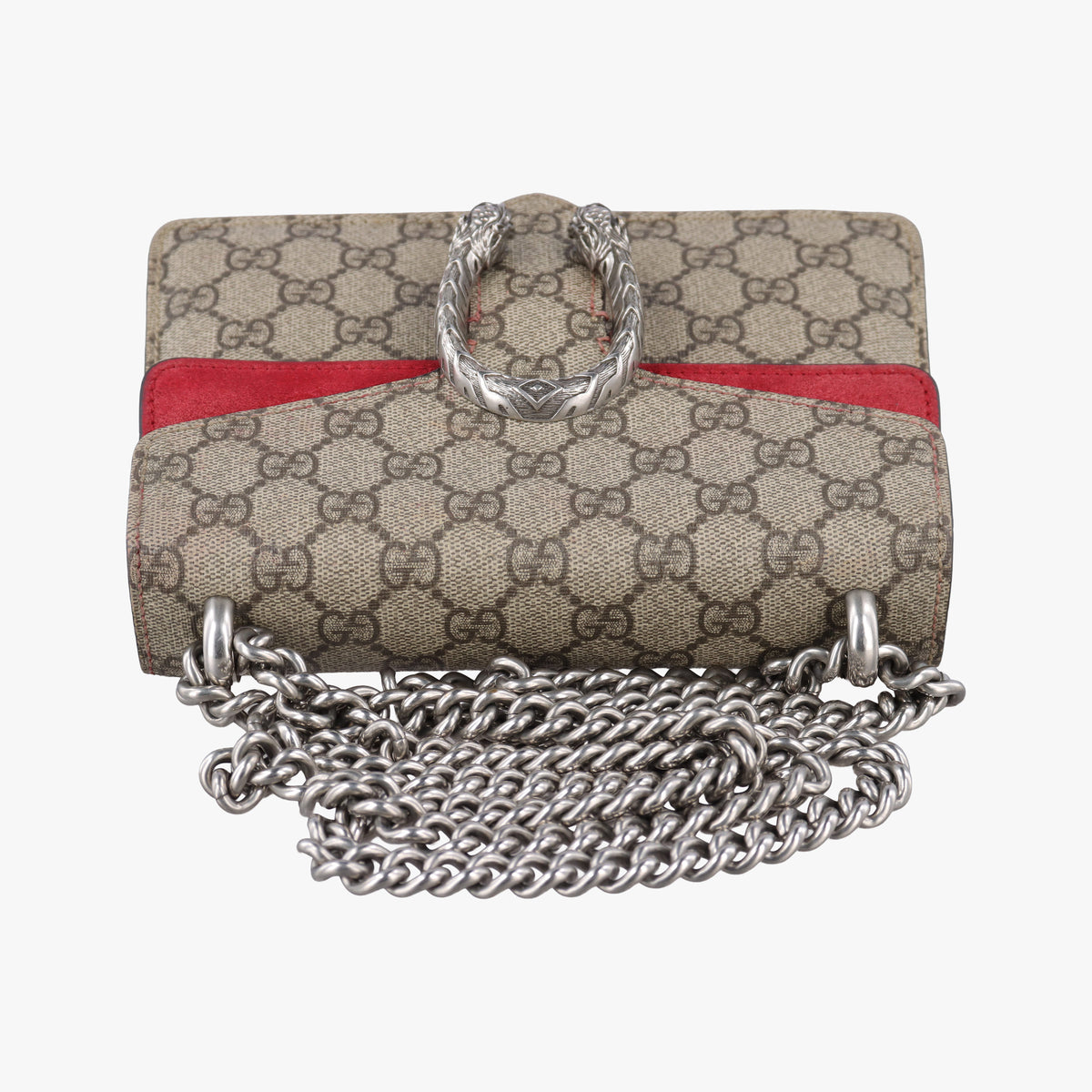 Vintage Gucci Dionysus beige×red PVC coated canvas × suede 421970 shoulderbag | stylenewstar