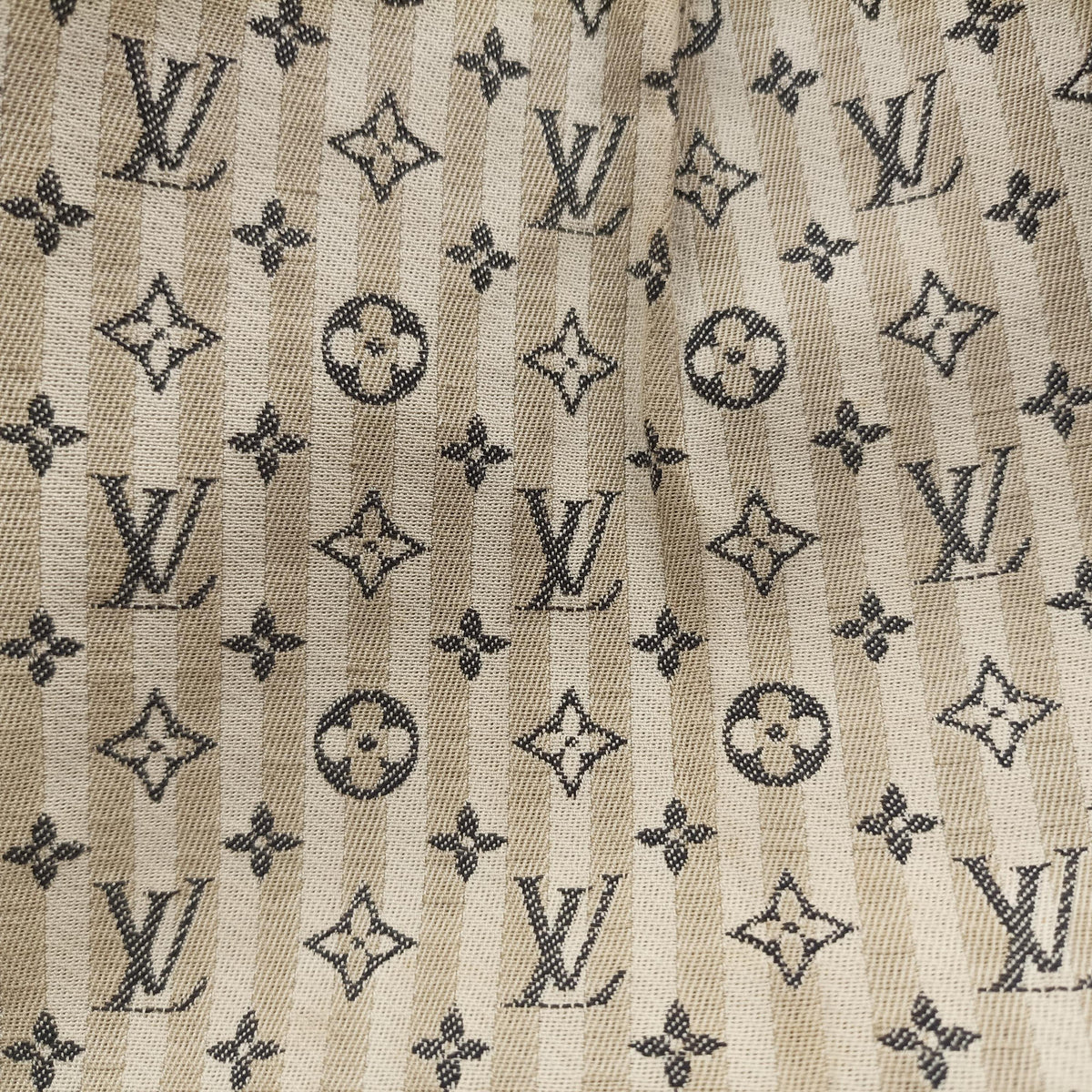 Pre-owned Louis Vuitton Marina GM Blanc Monogram Mini Lin Croisette M95492 shoulderbag | stylenewstar