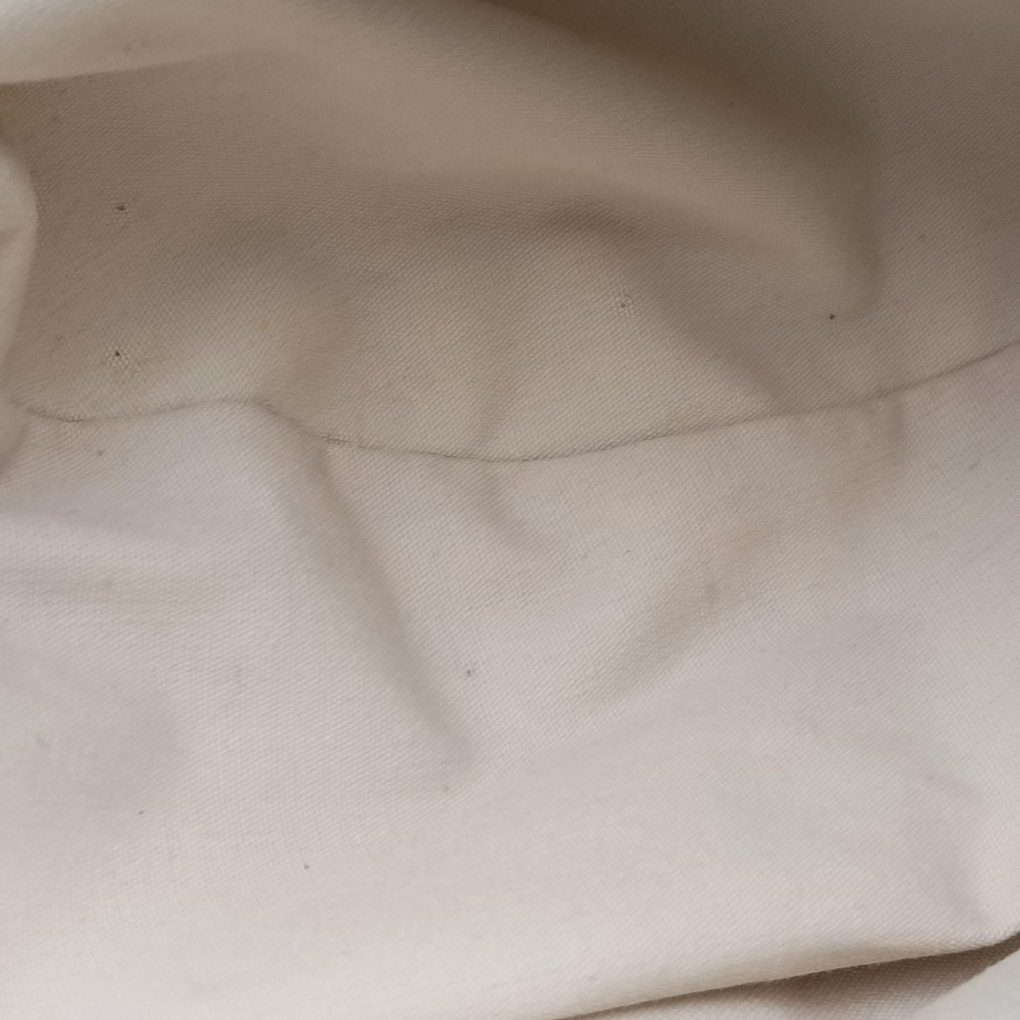 Pre-owned Louis Vuitton Marina GM Blanc Monogram Mini Lin Croisette M95492 shoulderbag | stylenewstar