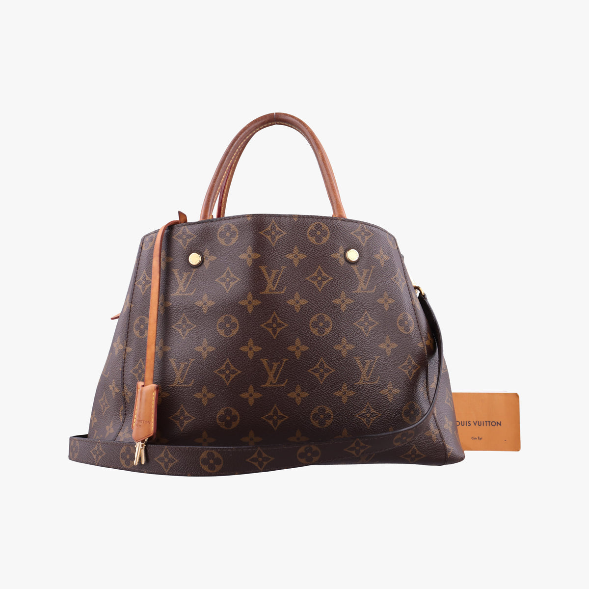 Secondhand Louis Vuitton MONTAIGNE MM Brown Monogram Canvas M41056 shoulderbag | stylenewstar