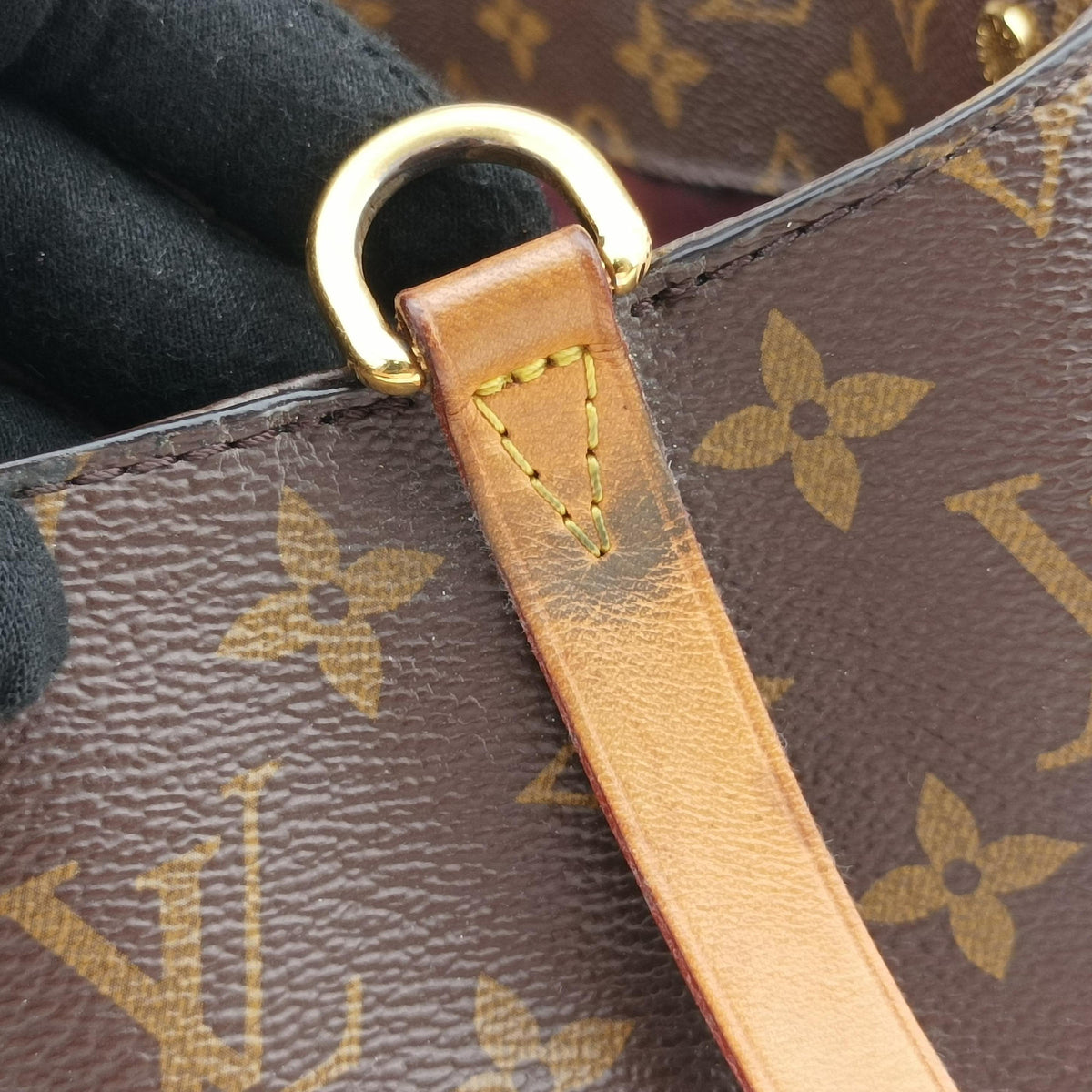Secondhand Louis Vuitton MONTAIGNE MM Brown Monogram Canvas M41056 shoulderbag | stylenewstar