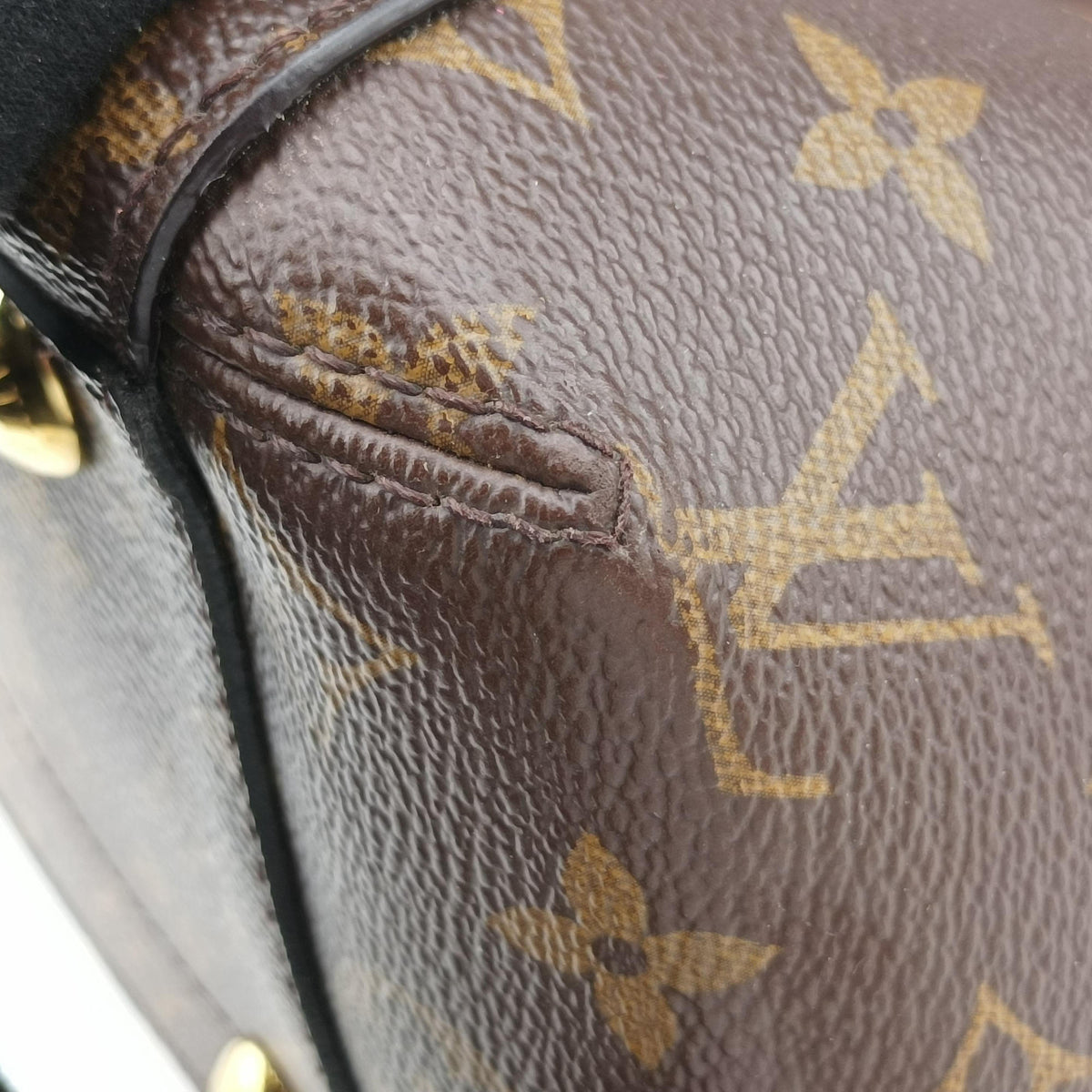 Secondhand Louis Vuitton MONTAIGNE MM Brown Monogram Canvas M41056 shoulderbag | stylenewstar