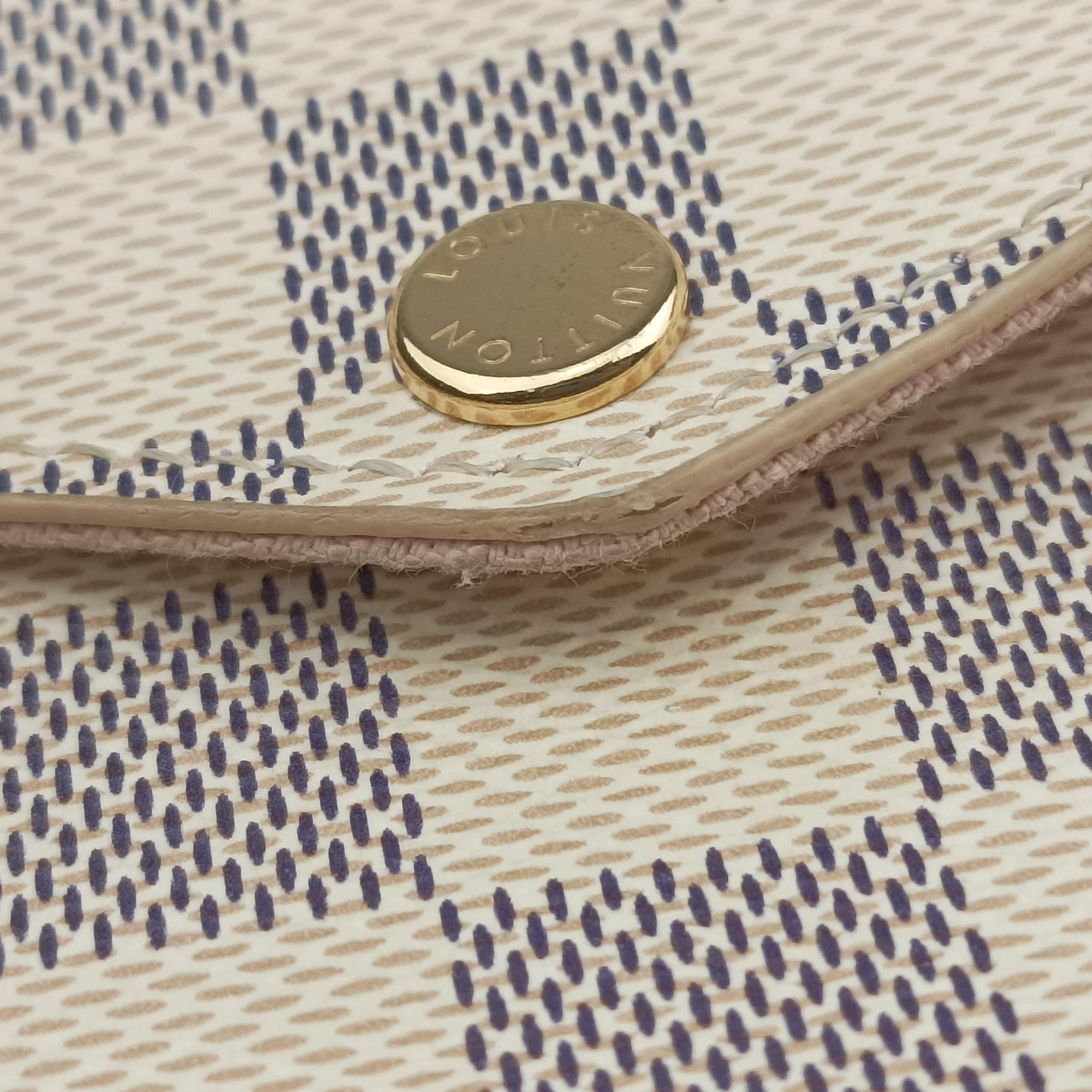 Pre-owned Louis Vuitton Pochette Felicie Azur Damier Canvas N63106 shoulderbag | stylenewstar