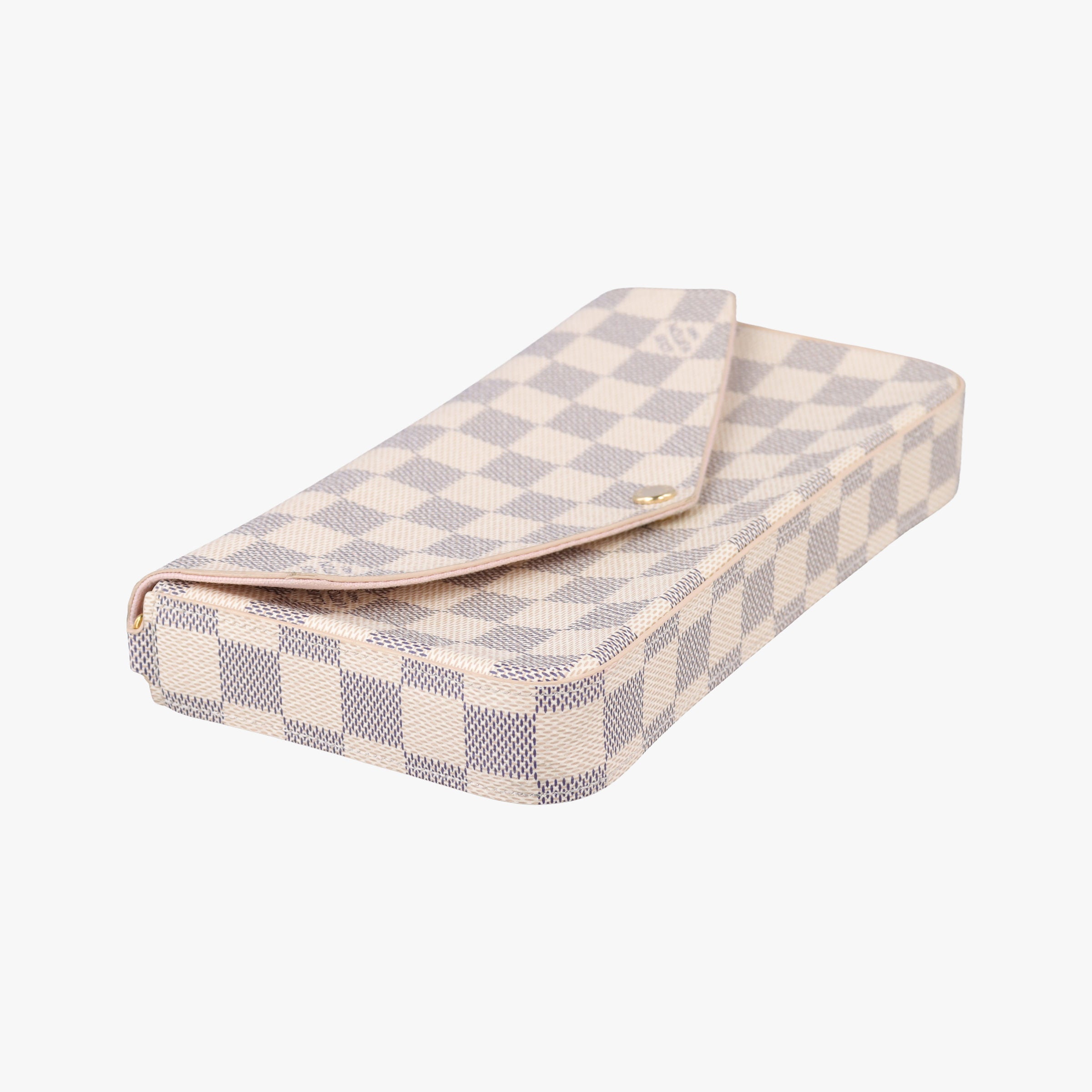 Pre-owned Louis Vuitton Pochette Felicie Azur Damier Canvas N63106 shoulderbag | stylenewstar