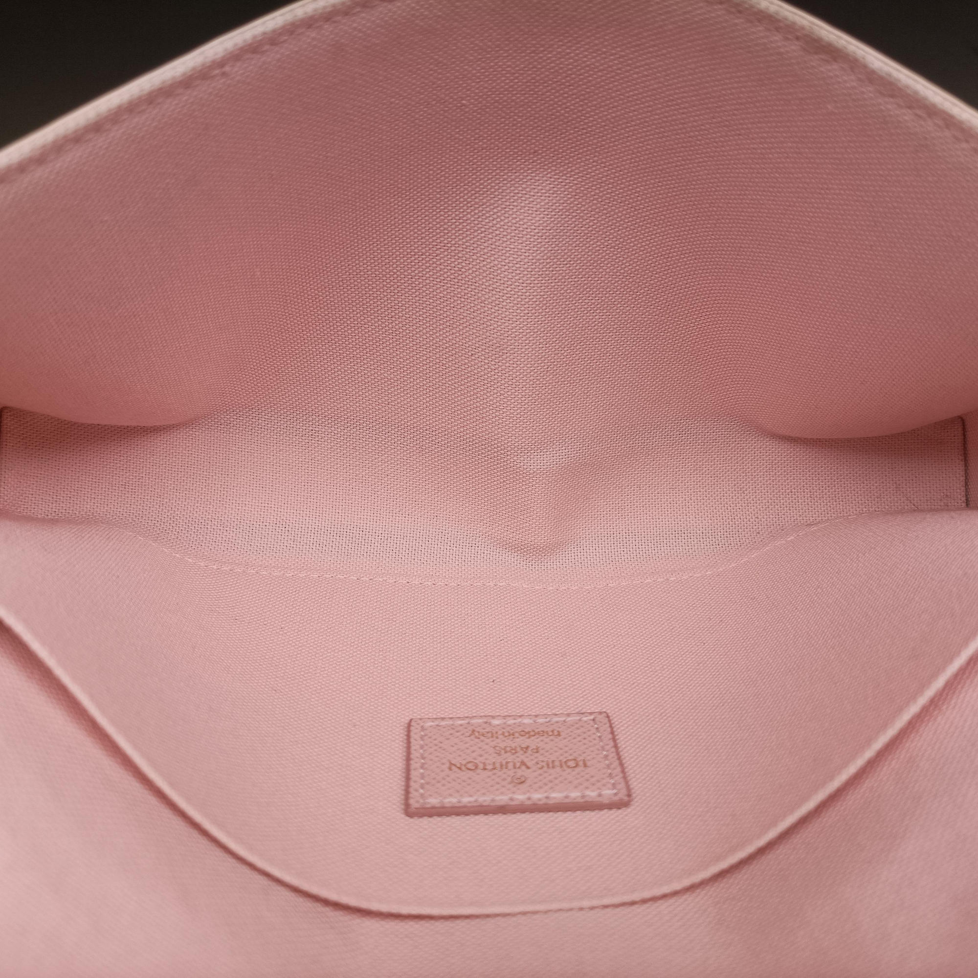 Pre-owned Louis Vuitton Pochette Felicie Azur Damier Canvas N63106 shoulderbag | stylenewstar