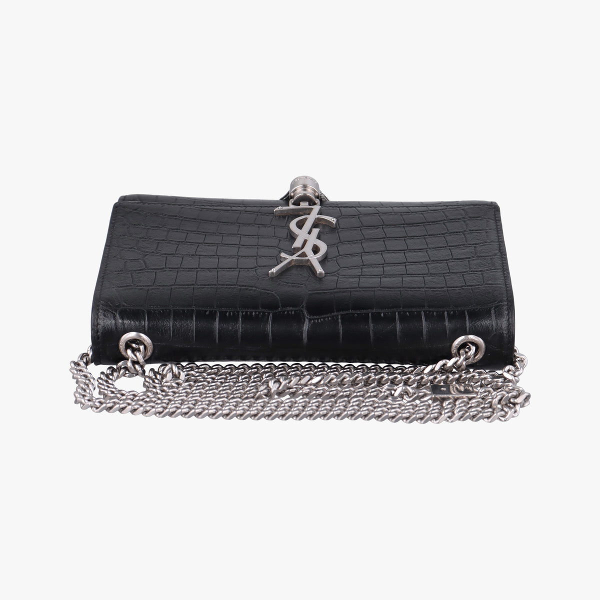 Pre-owned Yves Saint Laurent KATE Black Leather 474366 shoulderbag | stylenewstar