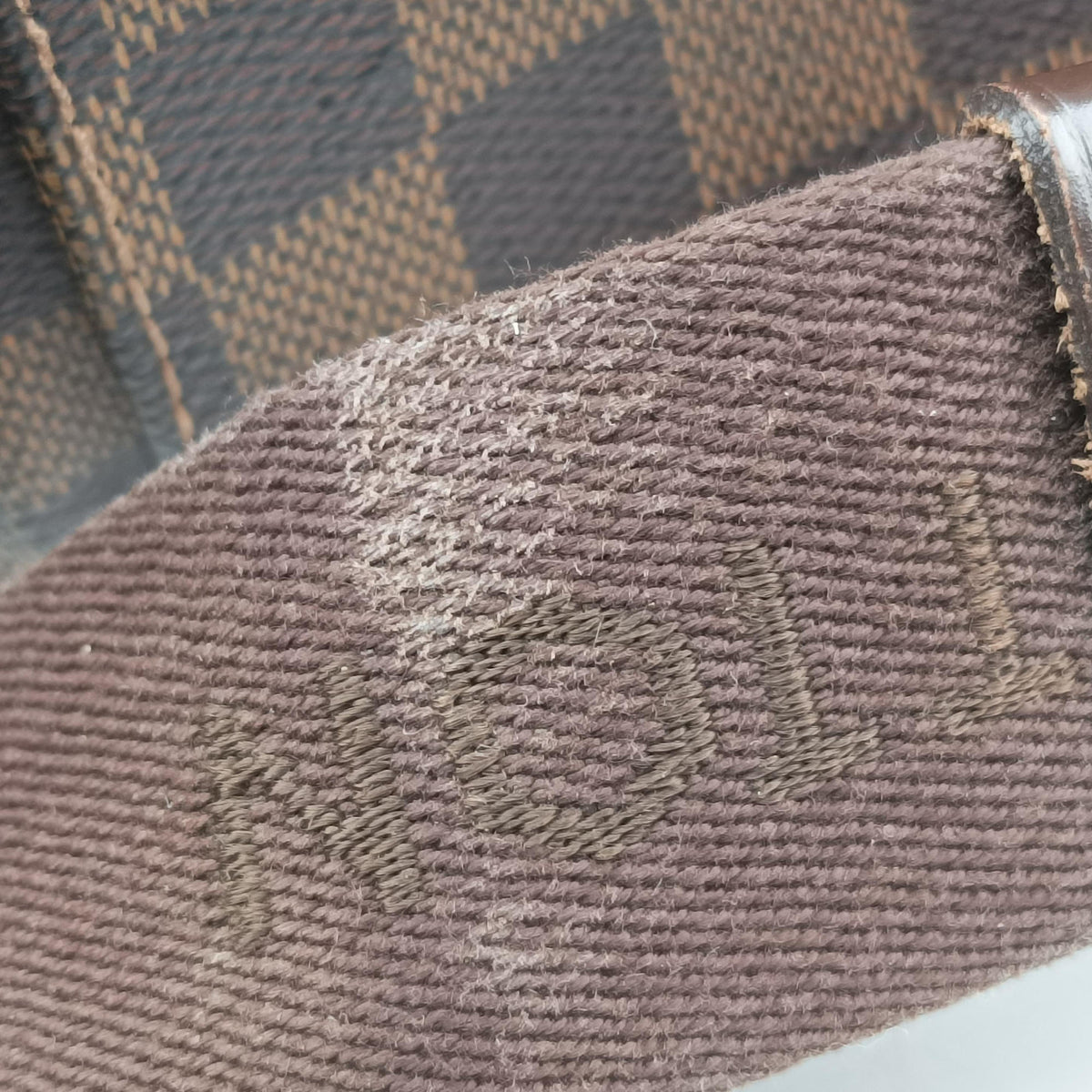 Pre-owned Louis Vuitton SHELTON MM EBENE Damier Canvas N41149 shoulderbag | stylenewstar