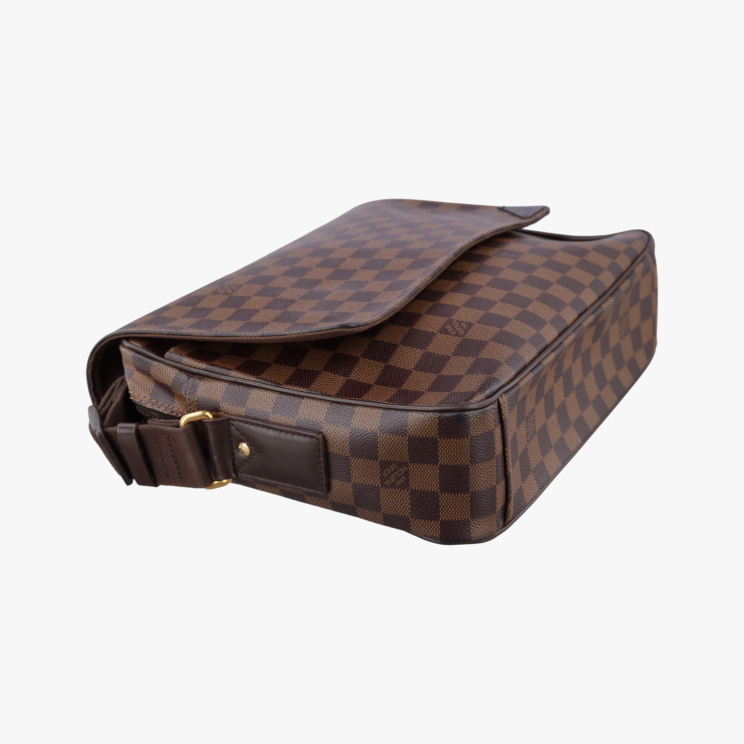 Pre-owned Louis Vuitton SHELTON MM EBENE Damier Canvas N41149 shoulderbag | stylenewstar