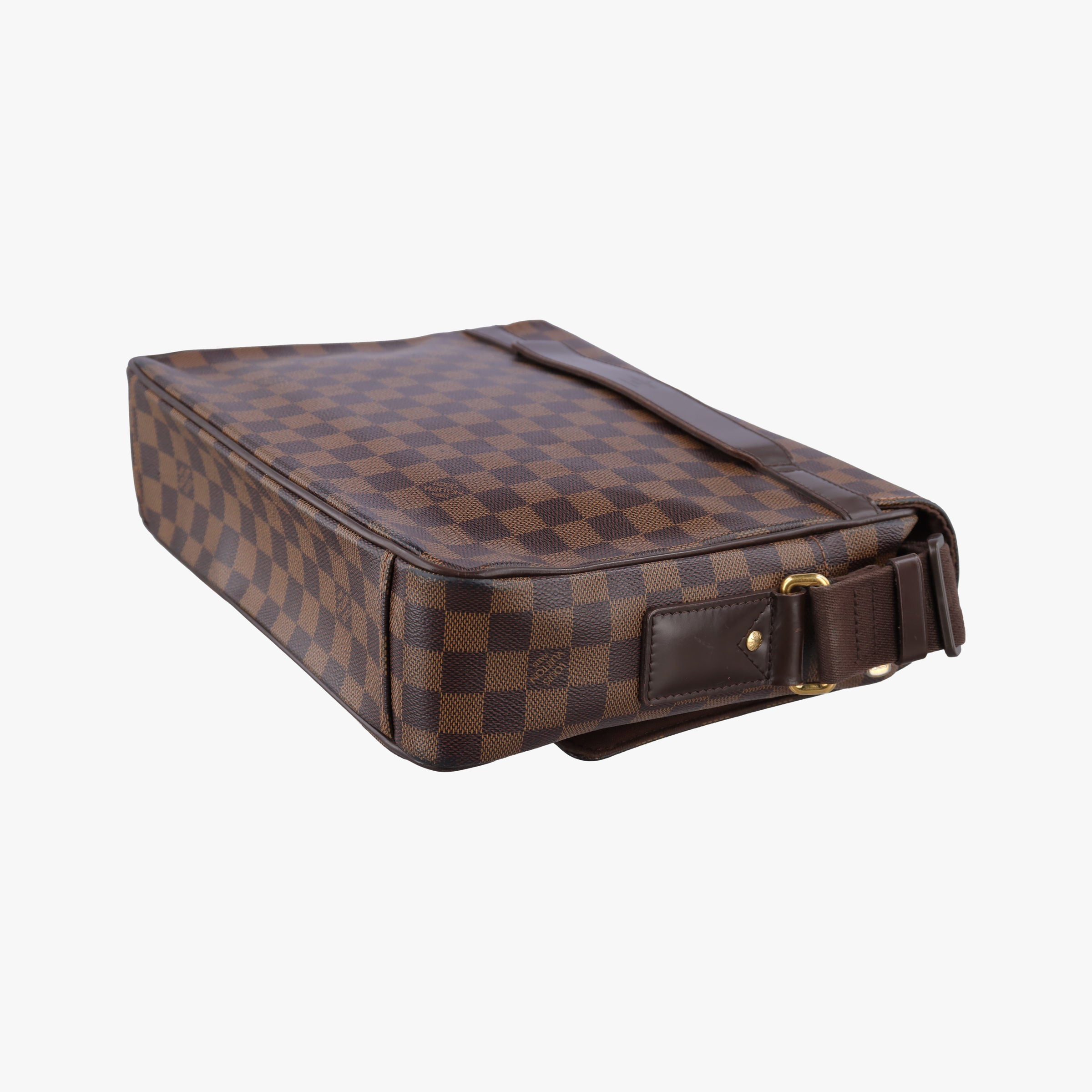 Pre-owned Louis Vuitton SHELTON MM EBENE Damier Canvas N41149 shoulderbag | stylenewstar