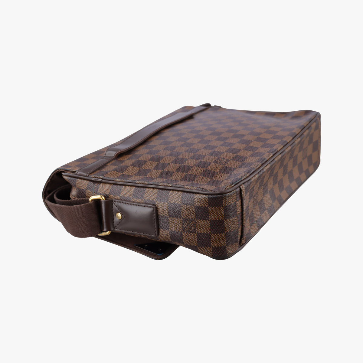Pre-owned Louis Vuitton SHELTON MM EBENE Damier Canvas N41149 shoulderbag | stylenewstar