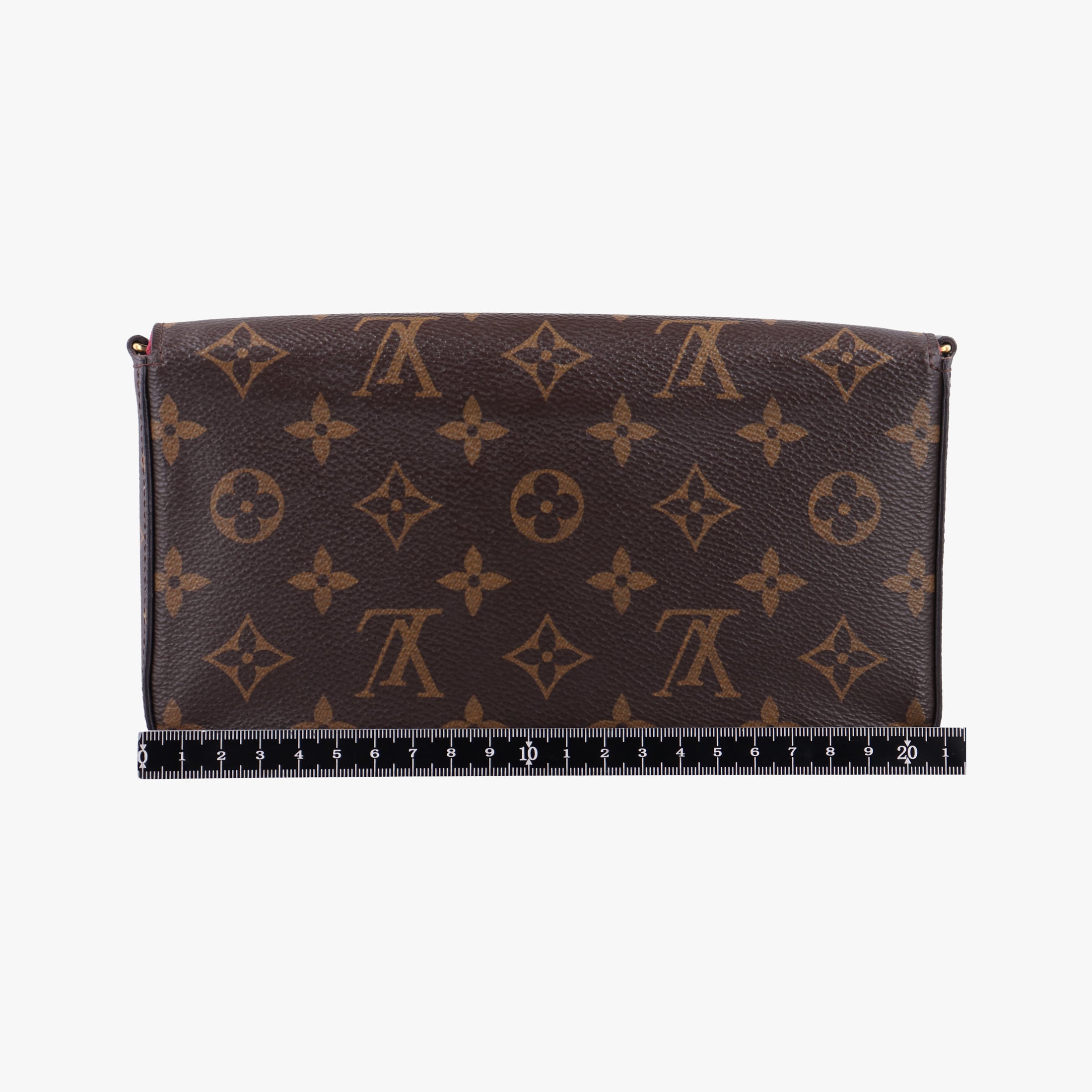 Pre-owned Louis Vuitton Pochette Felicie Brown Monogram Canvas M61276 shoulderbag | stylenewstar